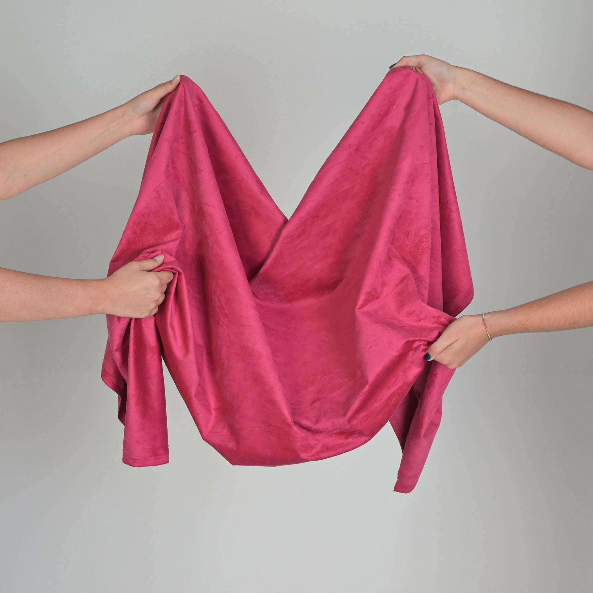 Pink Suede Fabric 4958