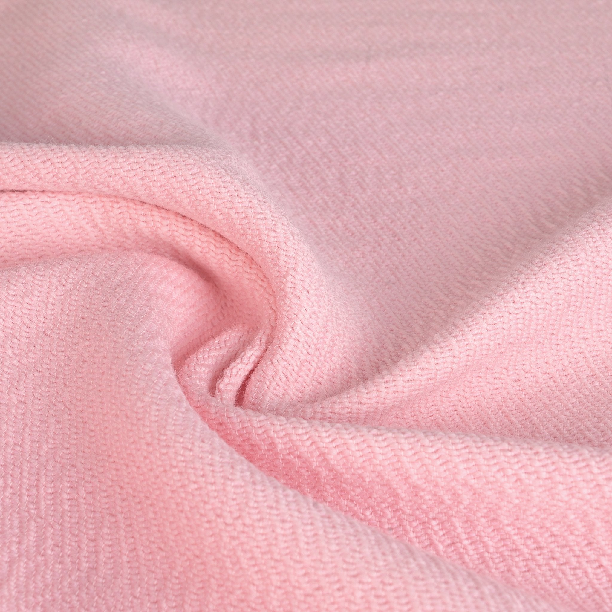 Pink Textured Wool Fabric 96870