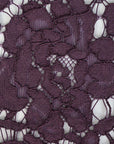 Purple Floral Lace Fabric 81969