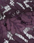 Purple Floral Lace Fabric 81969