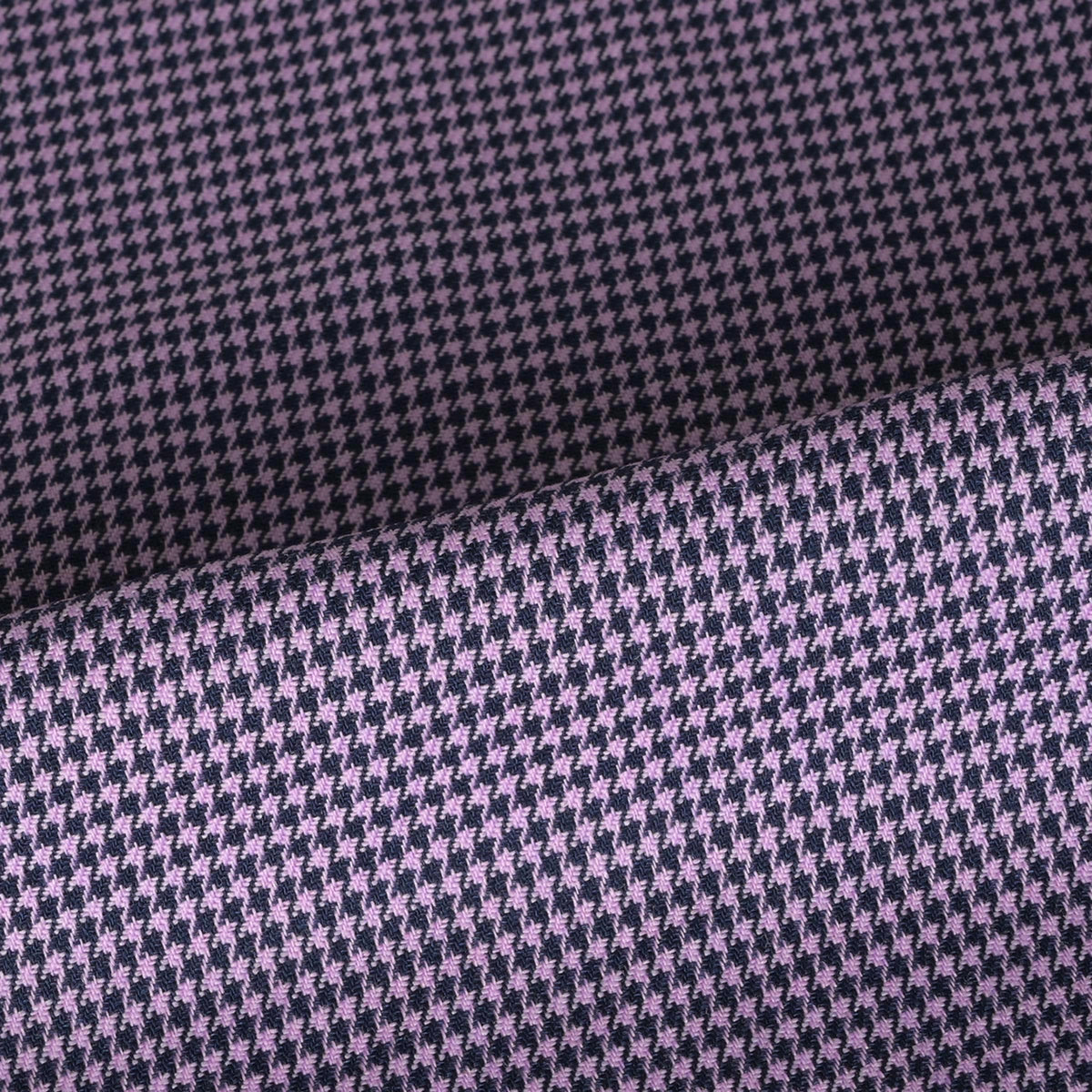 Purple Pied de Poule Suiting Fabric 4239