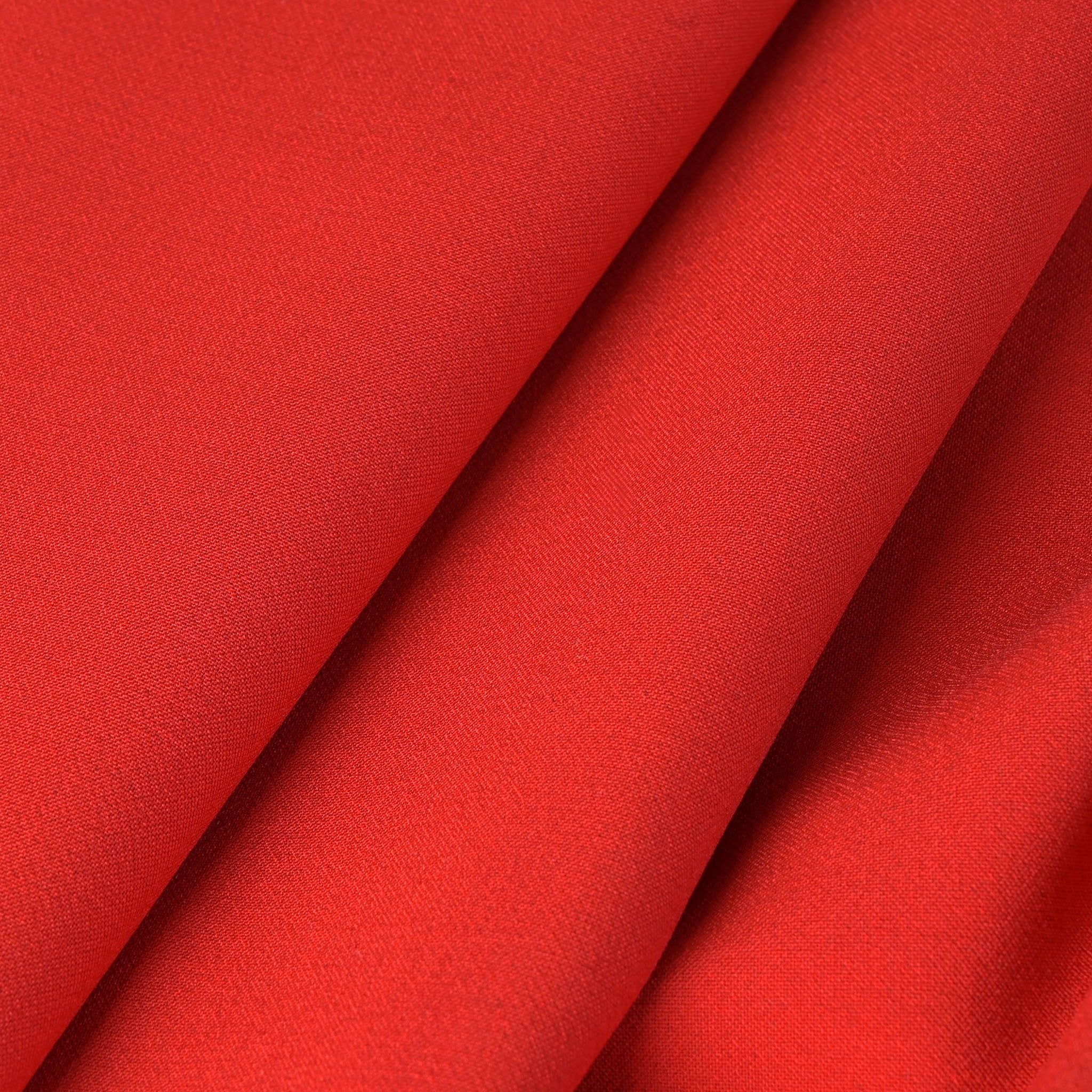 Red Double Faced Suiting Fabric 3124