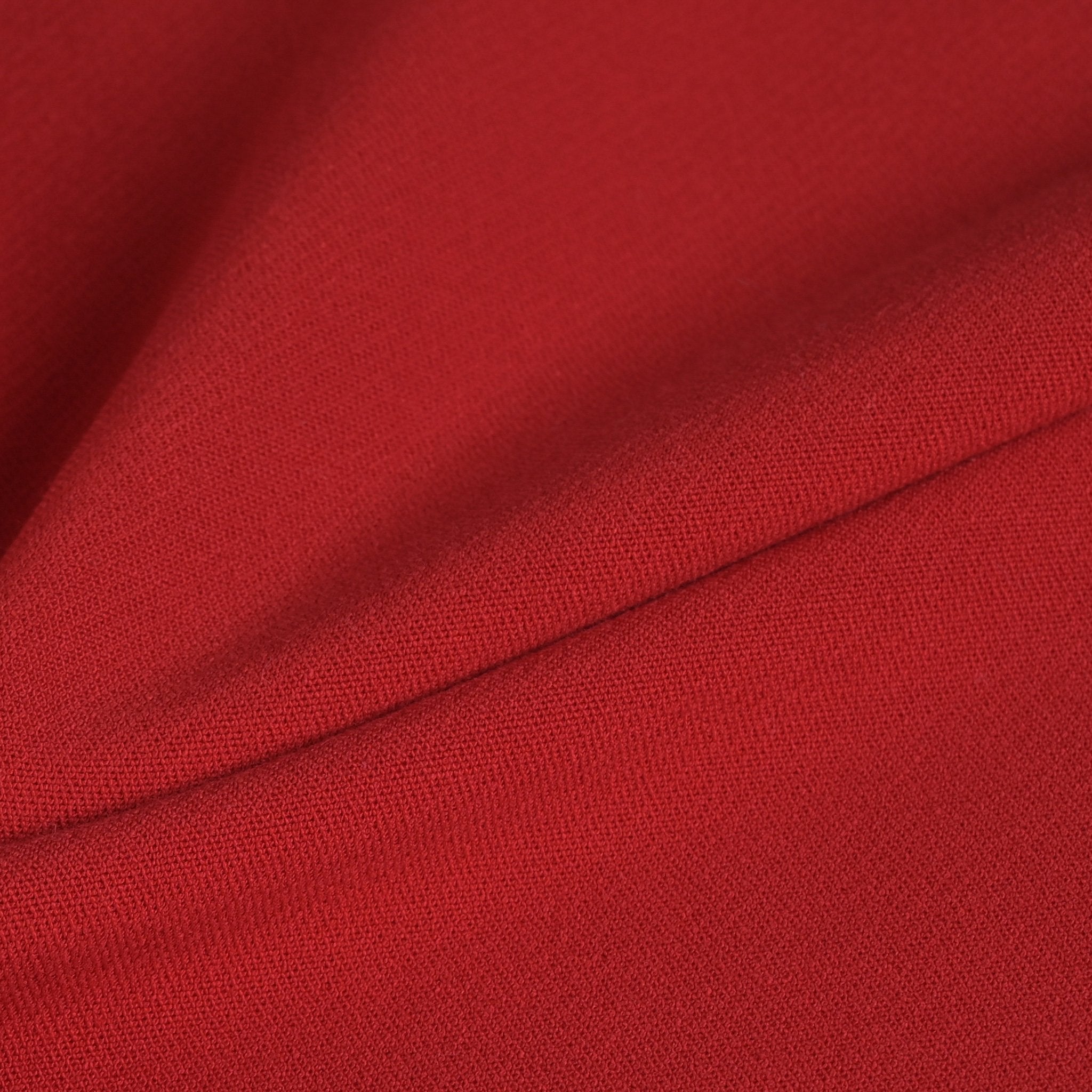 Red Double Weave Twill Fabric 7401