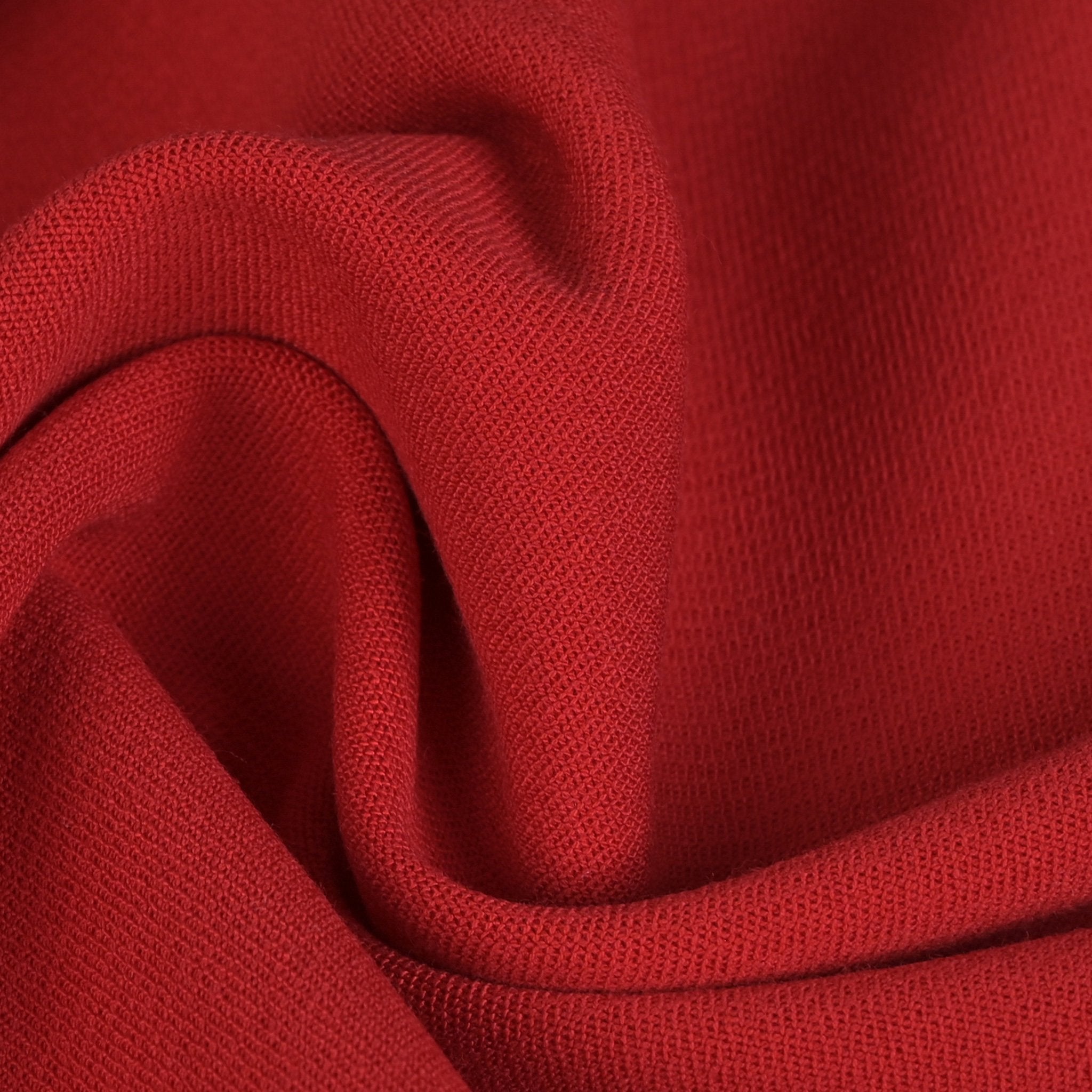 Red Double Weave Twill Fabric 7401