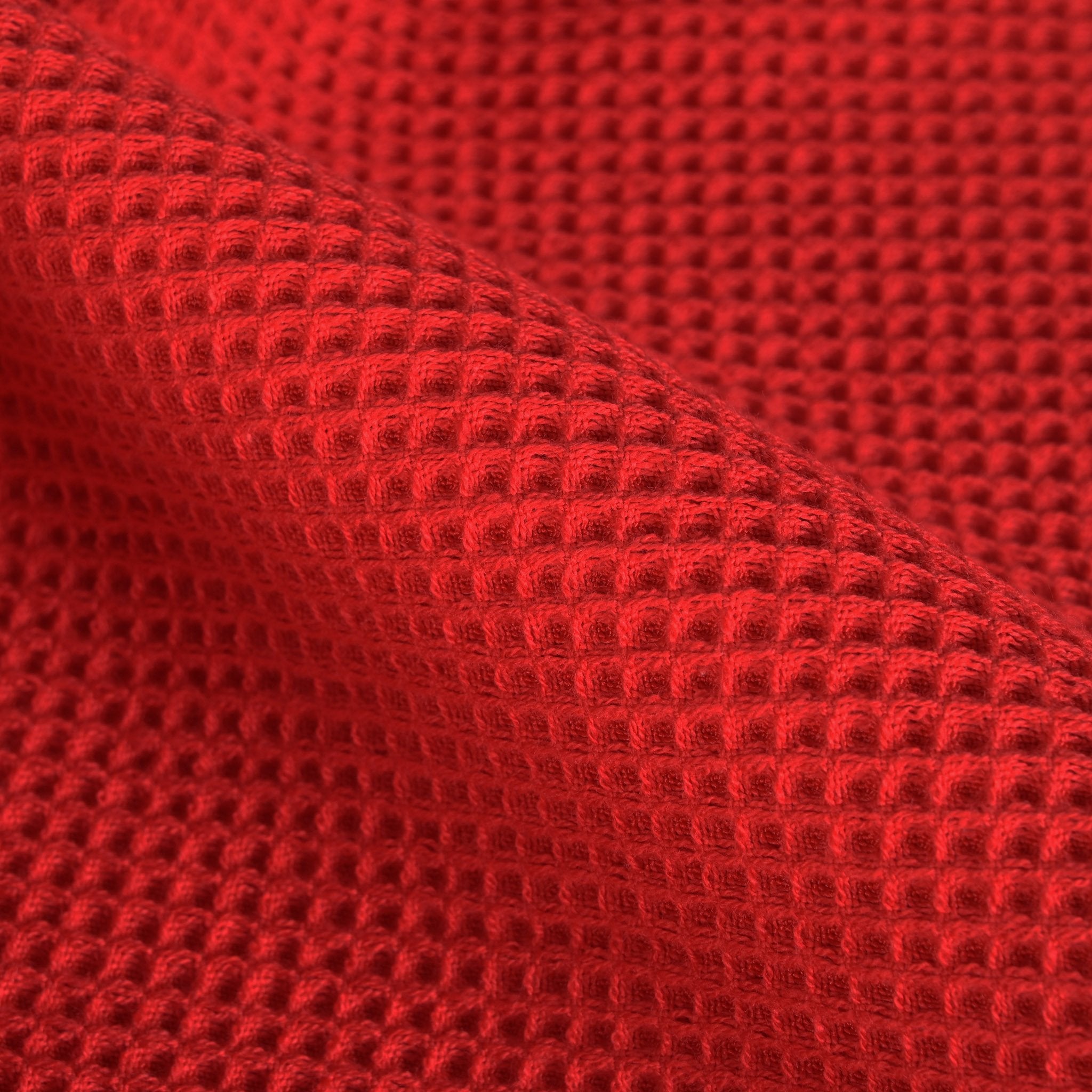 Red Honeycomb Fabric 1744