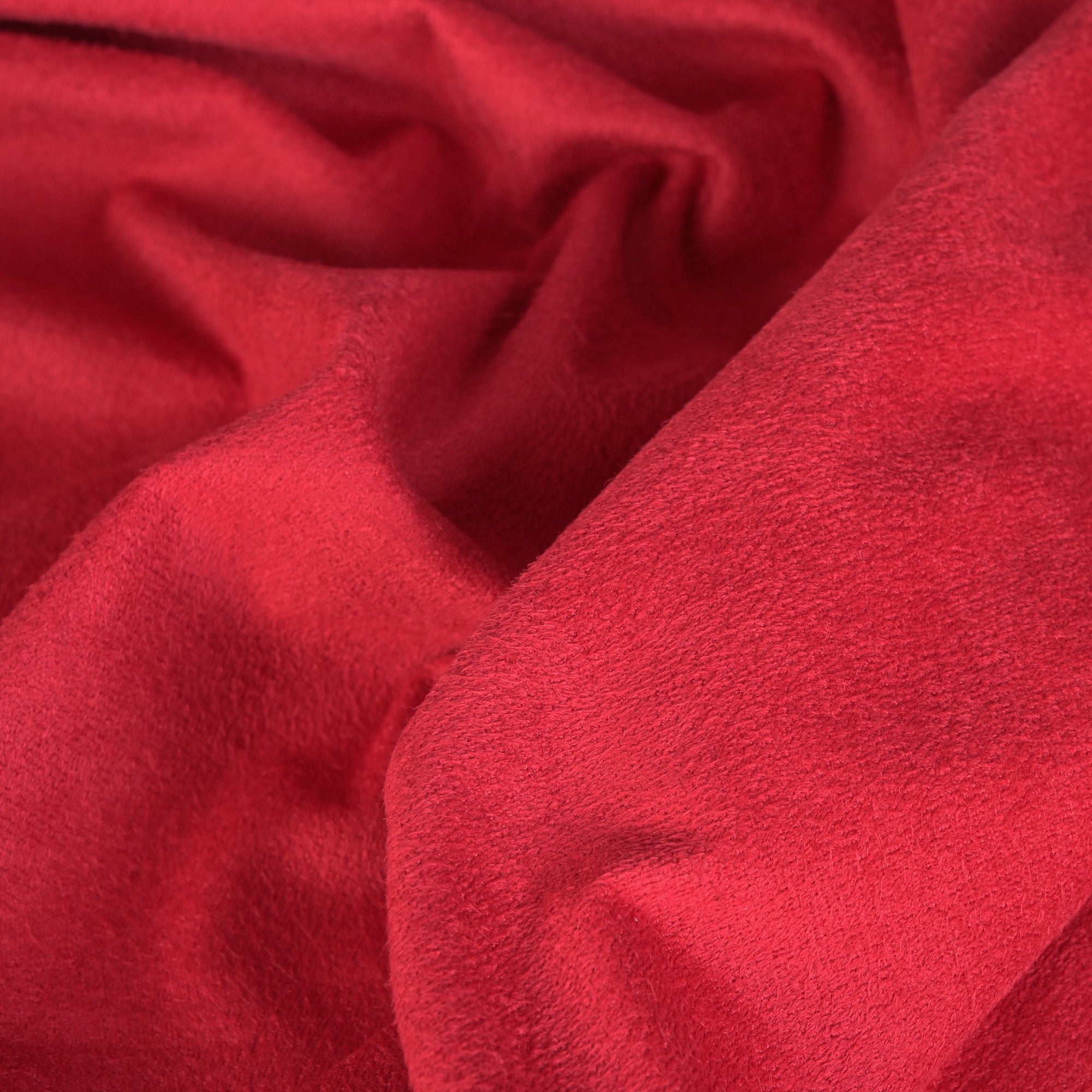 Red Suede Fabric 4959