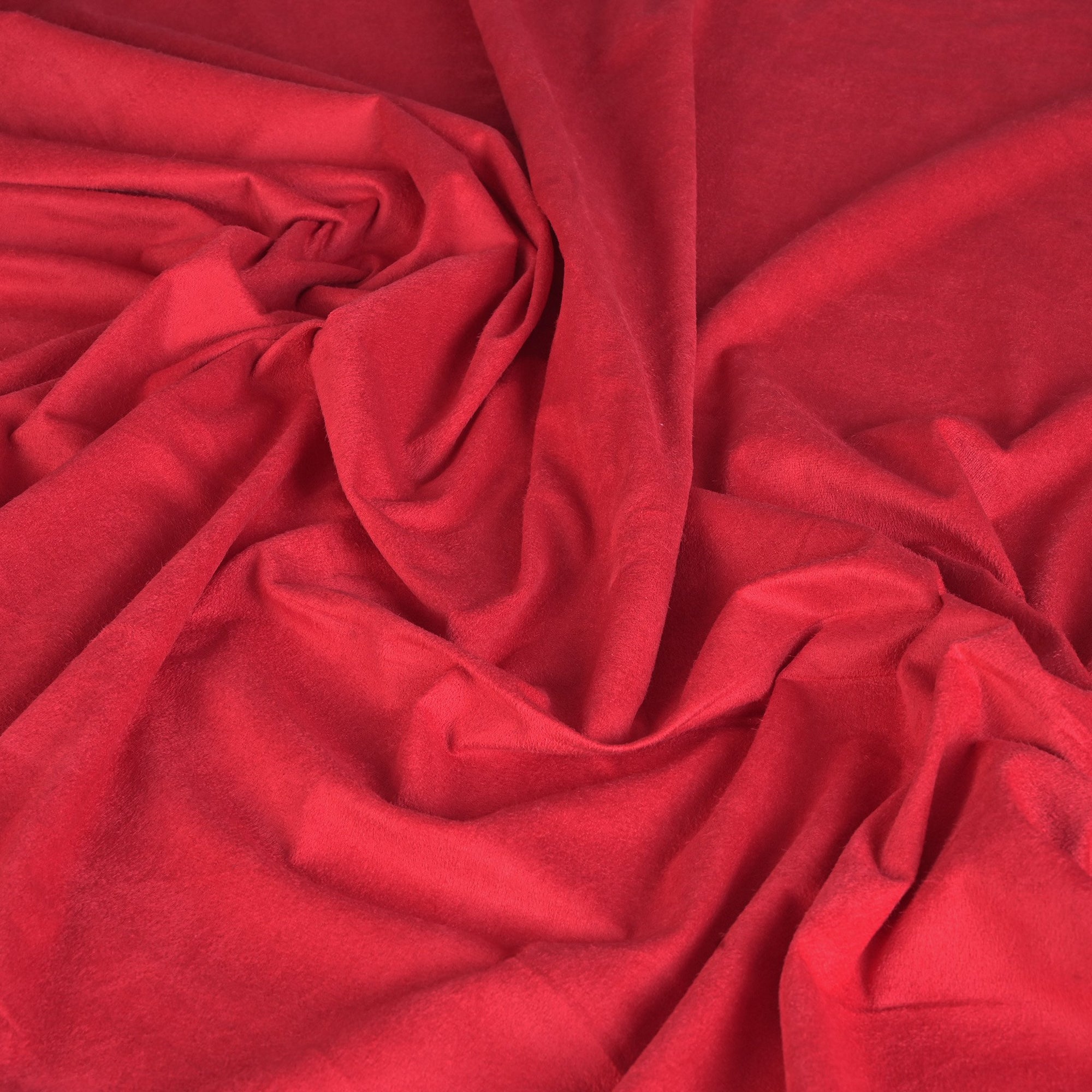 Red Suede Fabric 4959