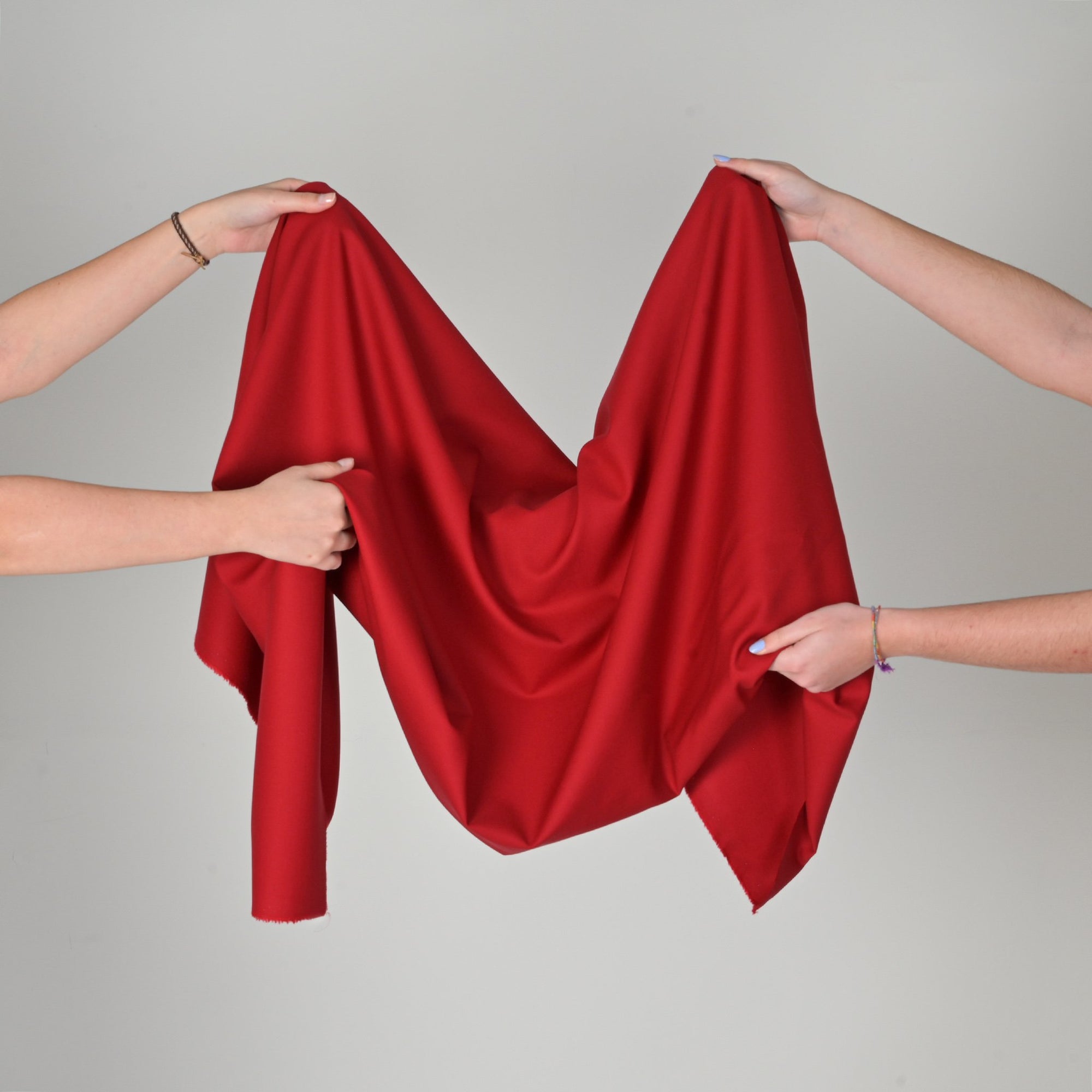 Red Suiting Fabric 3985