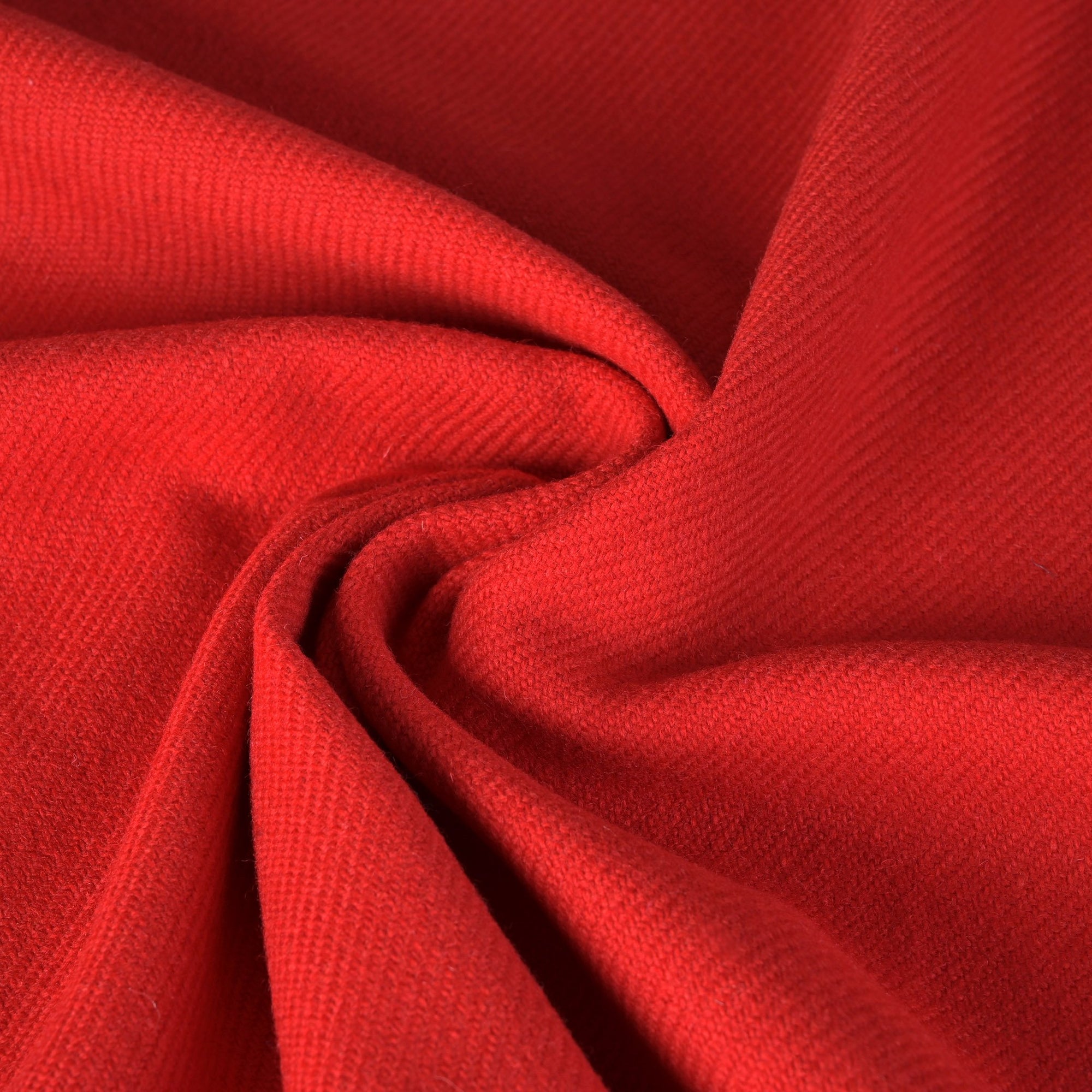 Red Twill Coating Fabric 9302