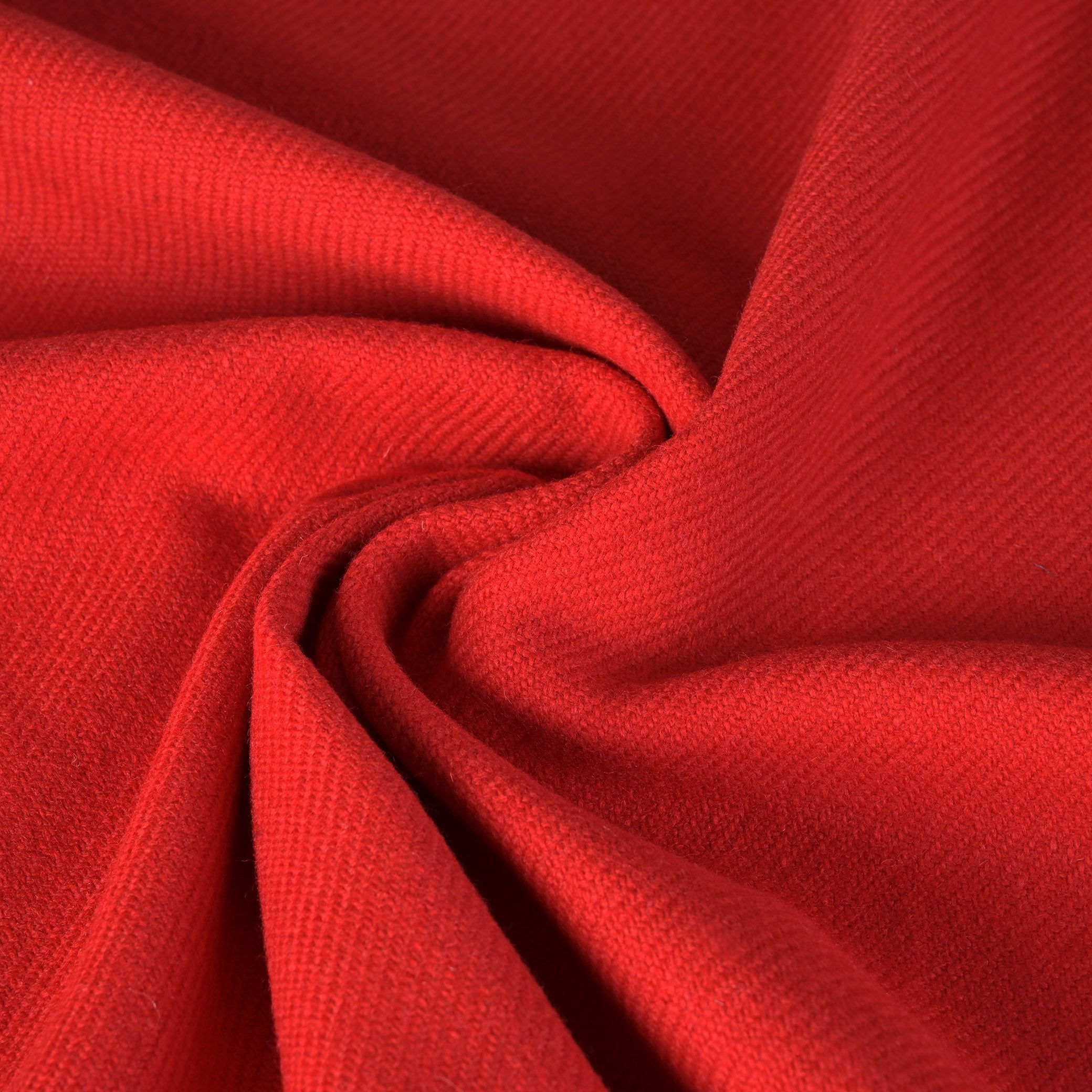 Red Twill Coating Fabric 9302