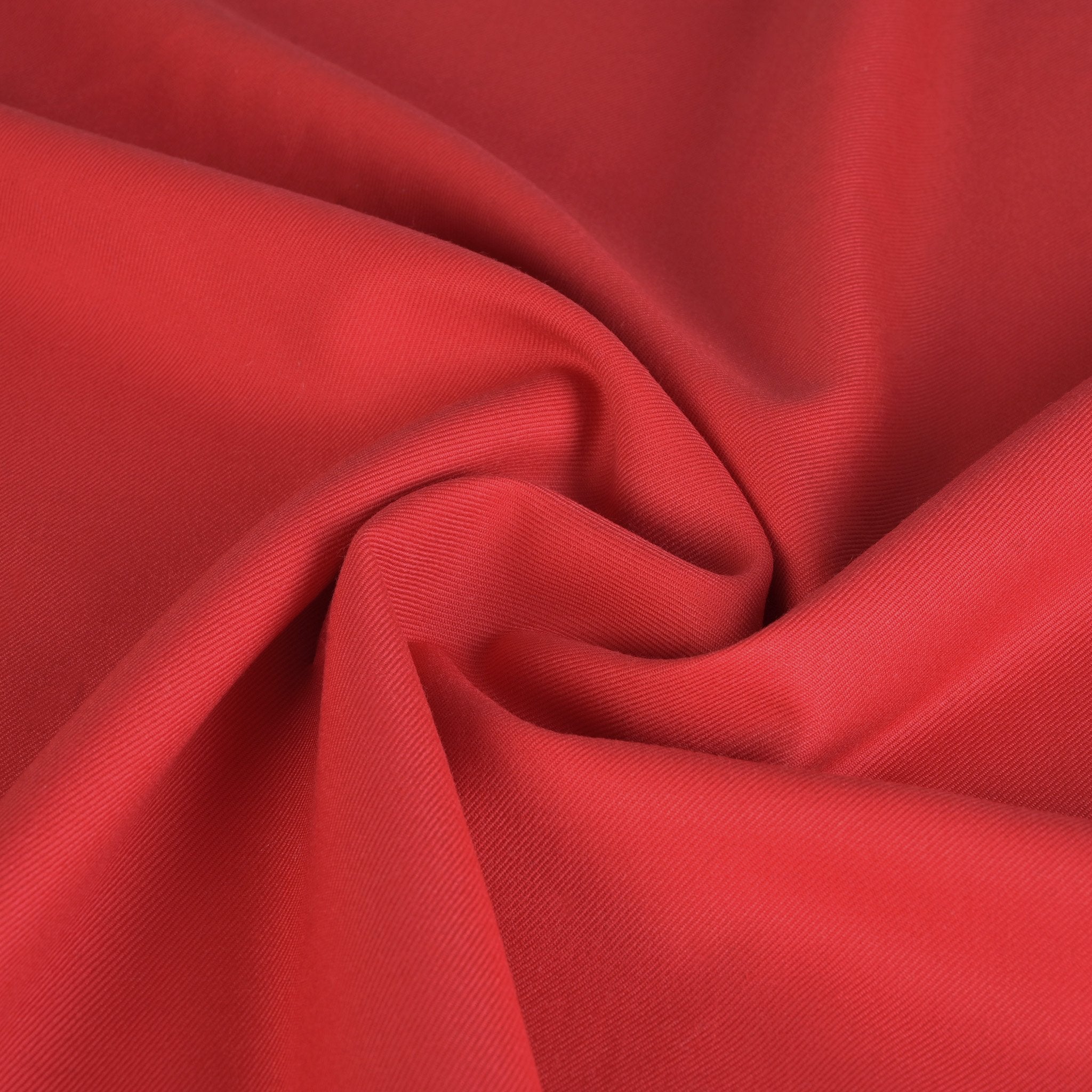 Red Woollen Twill Fabric 95397