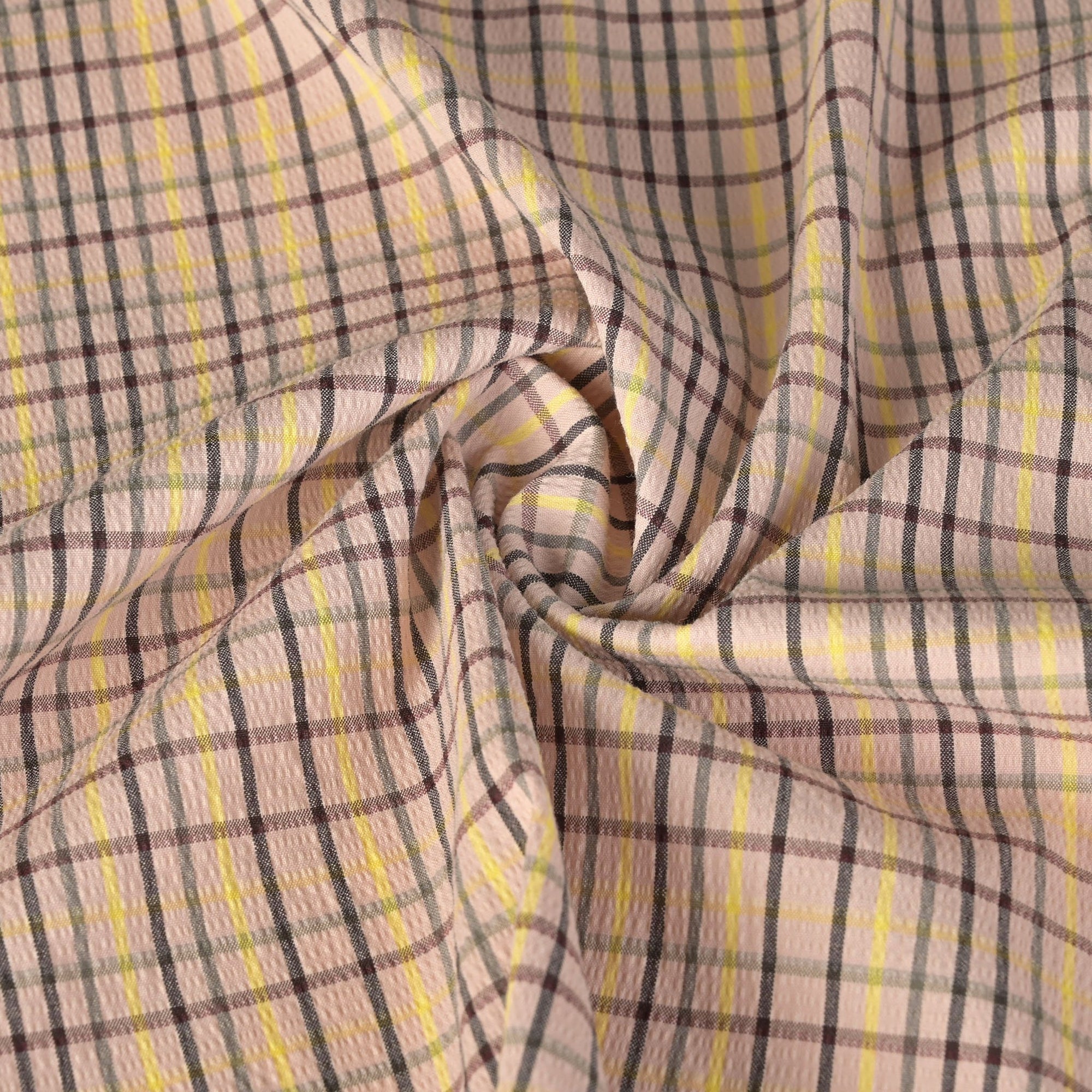 Rose Check Shirting Fabric 11139