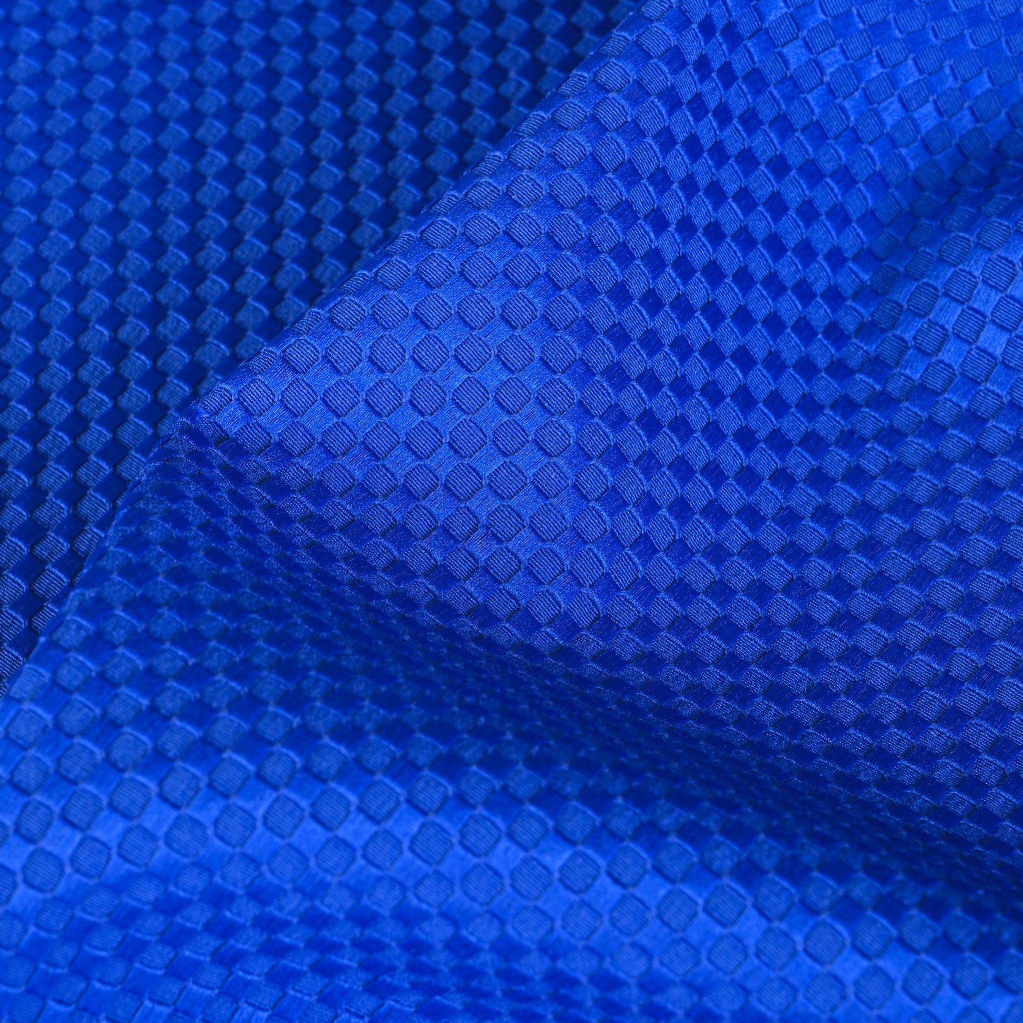 Royal Blue Jacquard Fabric 95321