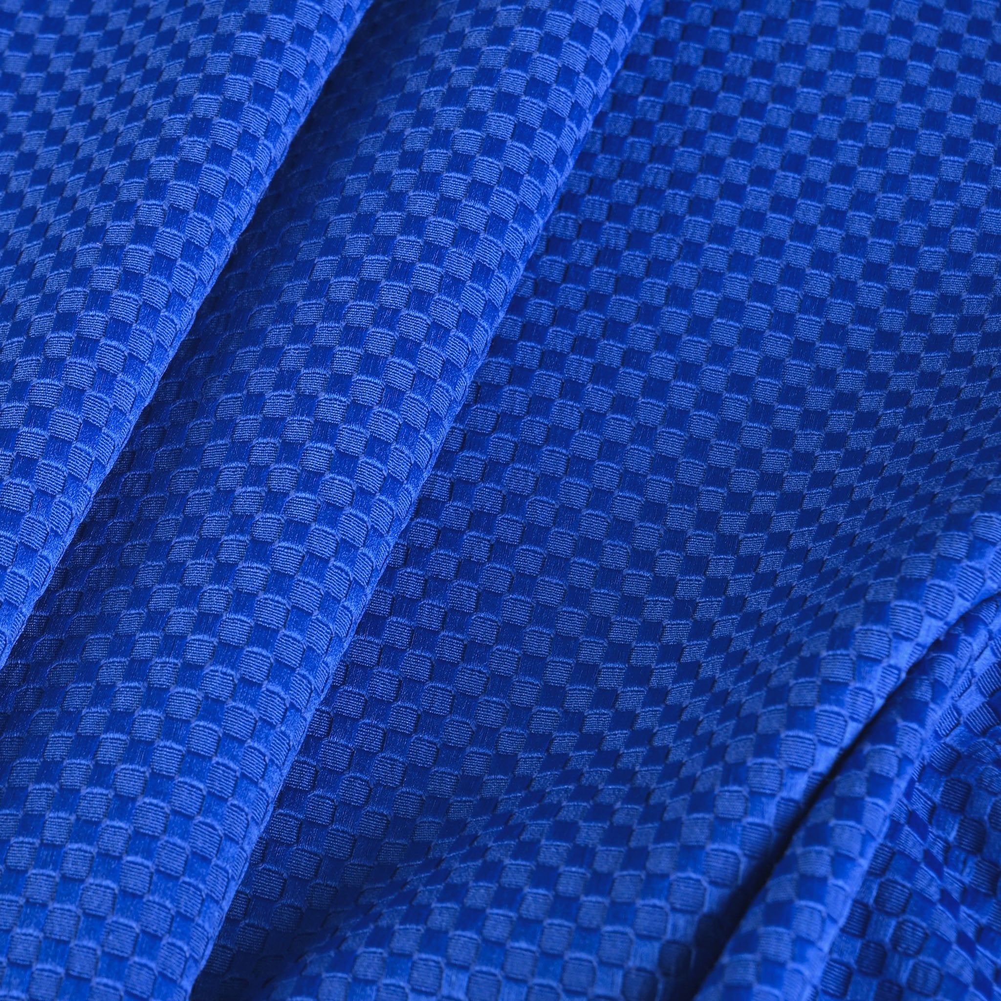 Royal Blue Jacquard Fabric 95321