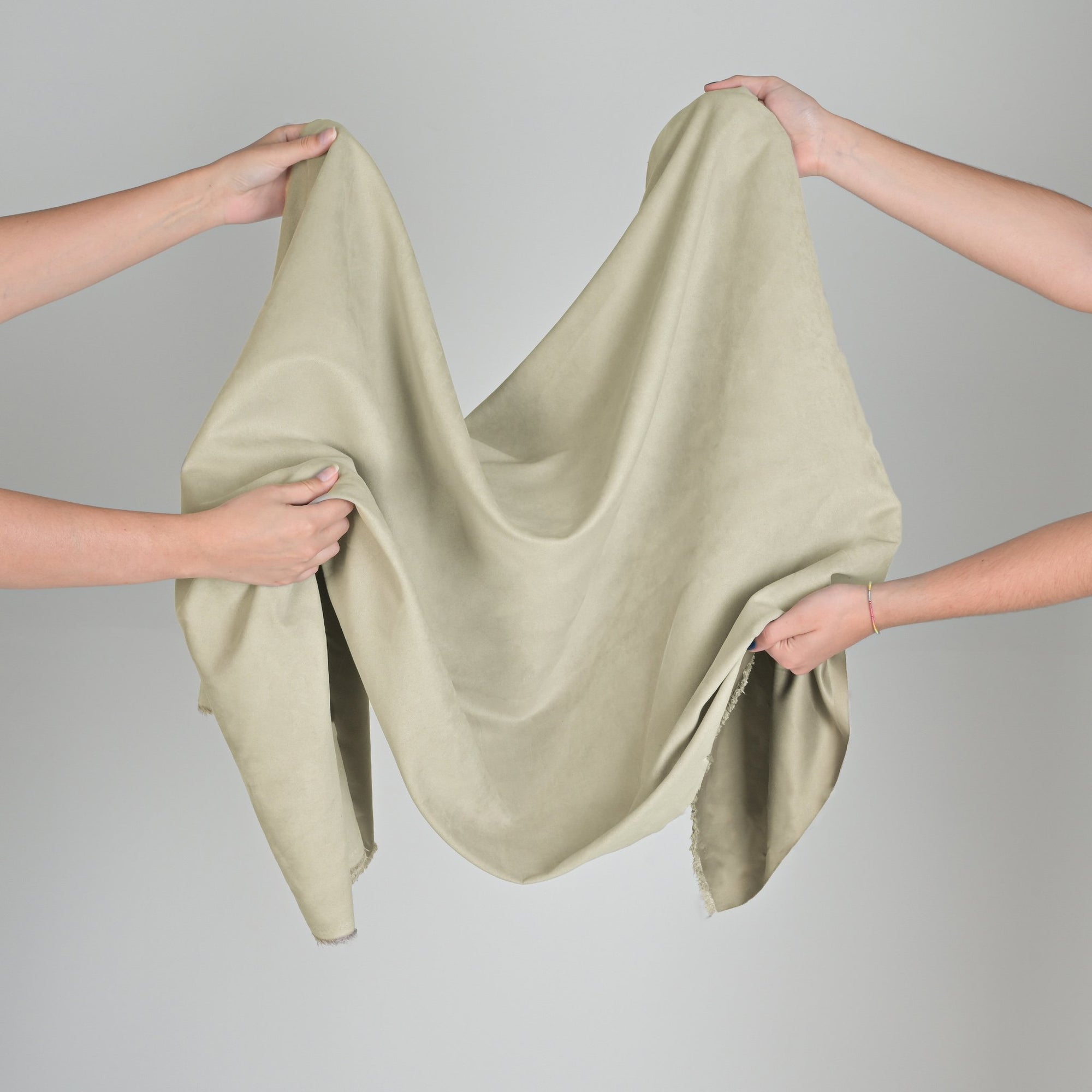 Sage Green Suede Fabric 4960