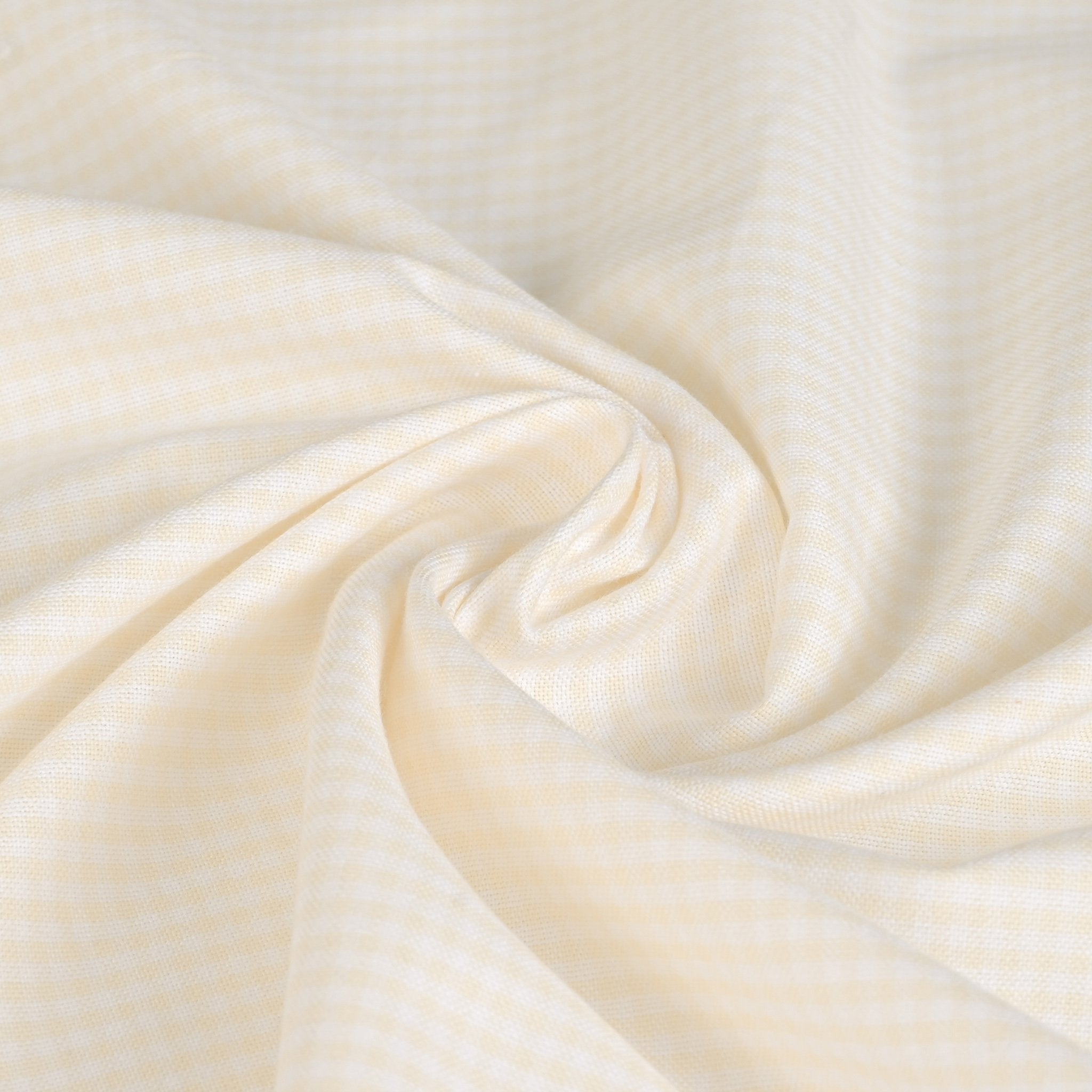 Soft Yellow Vichy Fabric 8830