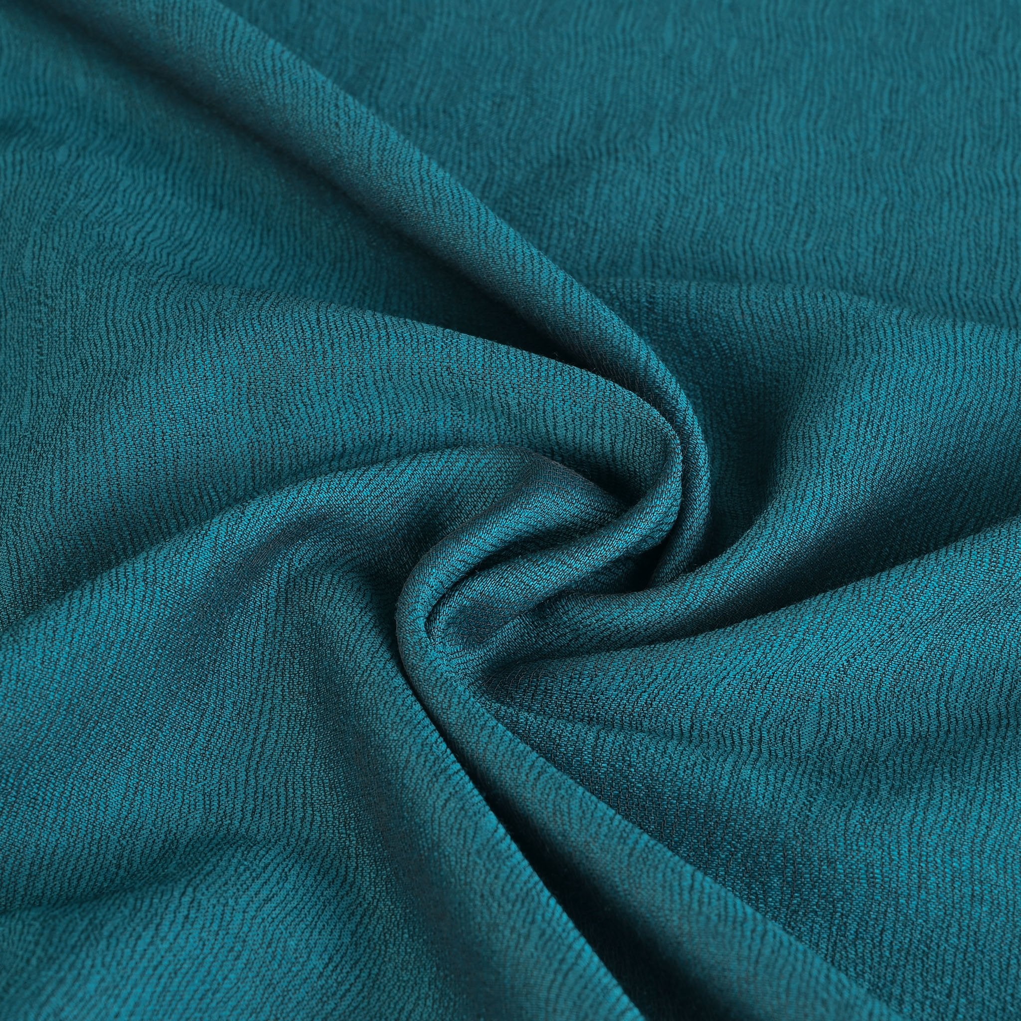 Turquoise Blue Jacquard Fabric 96913