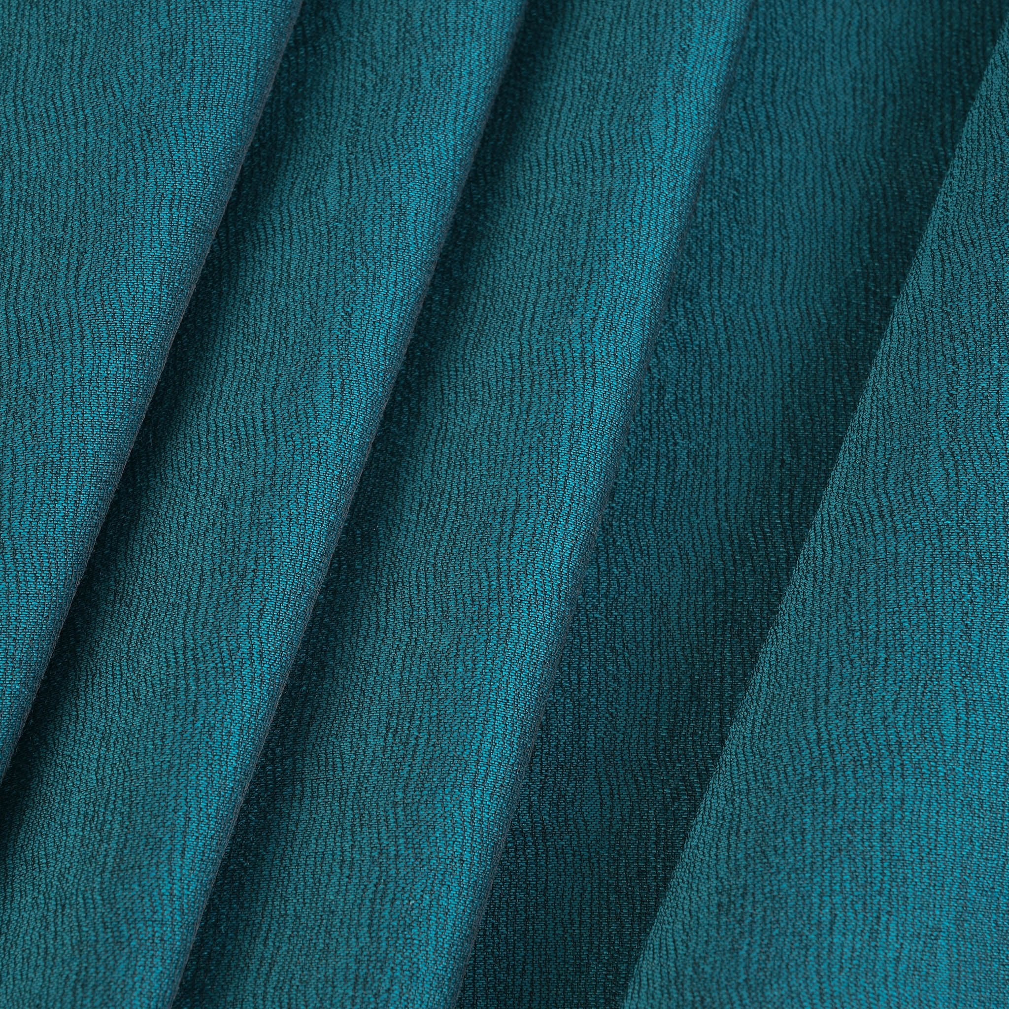 Turquoise Blue Jacquard Fabric 96913