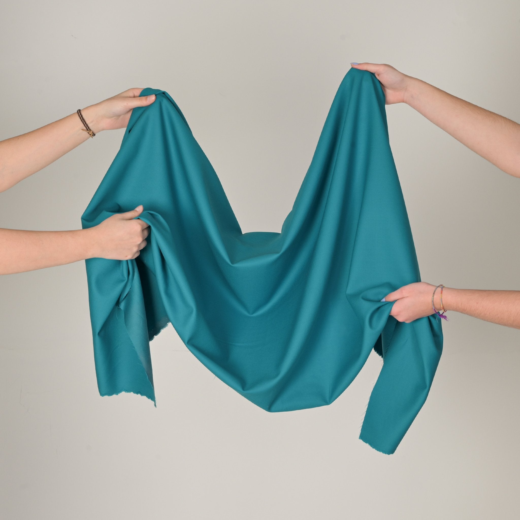 Turquoise Blue Suiting Fabric 3984
