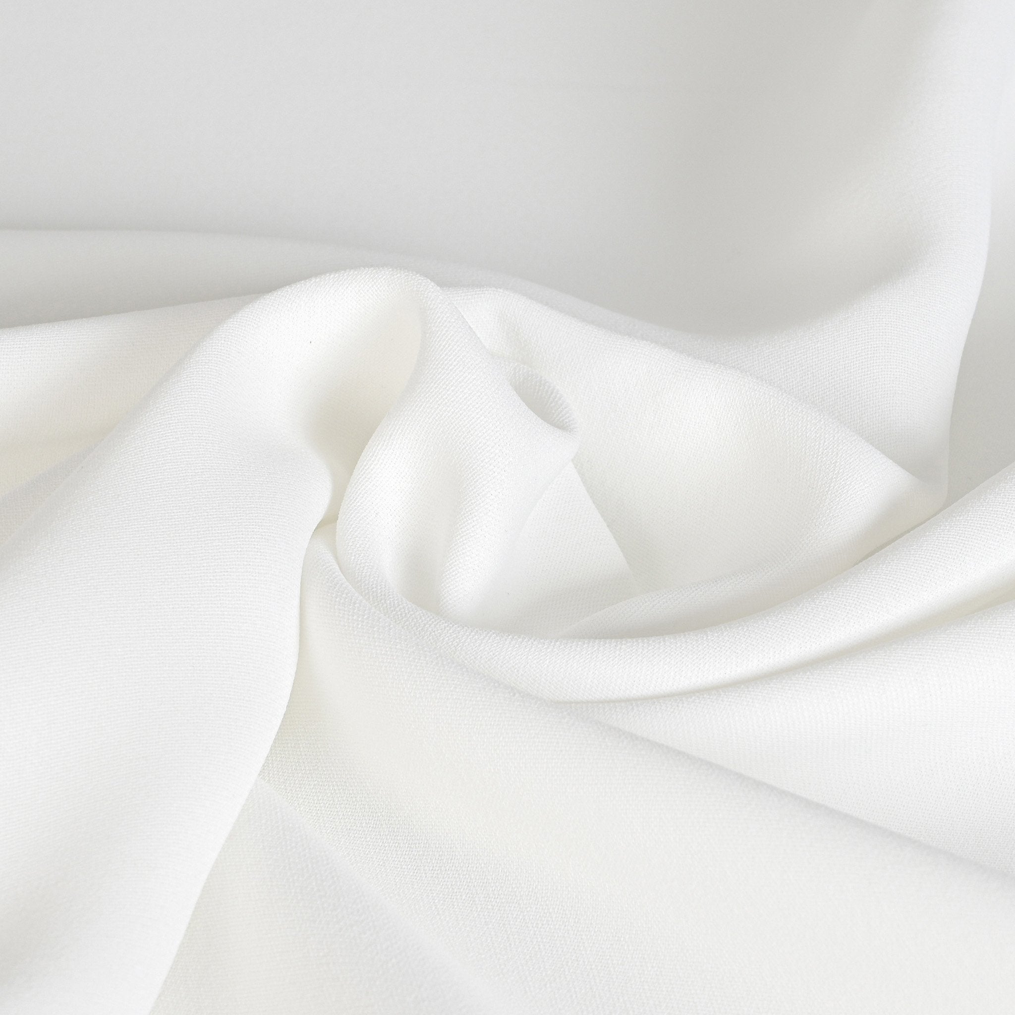 White Crepe Fabric 2973