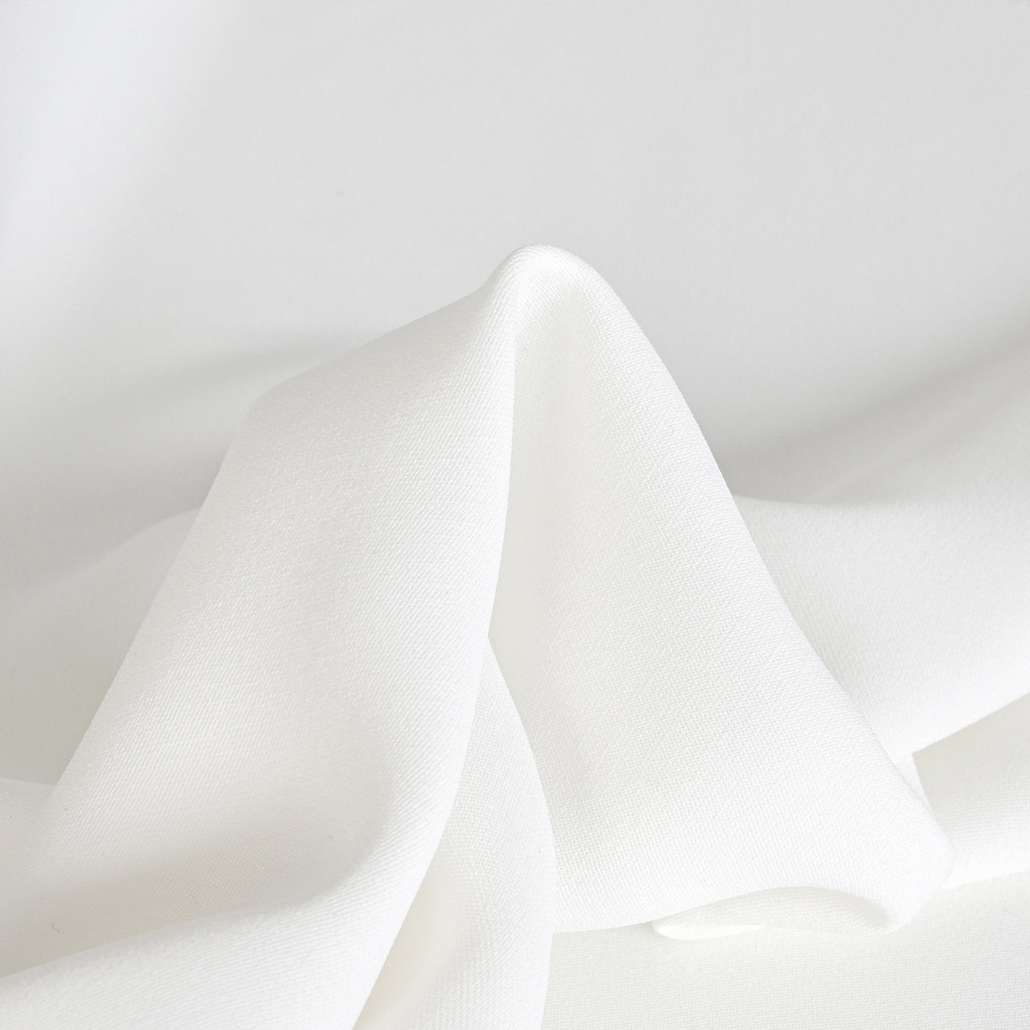 White Crepe Fabric 2973