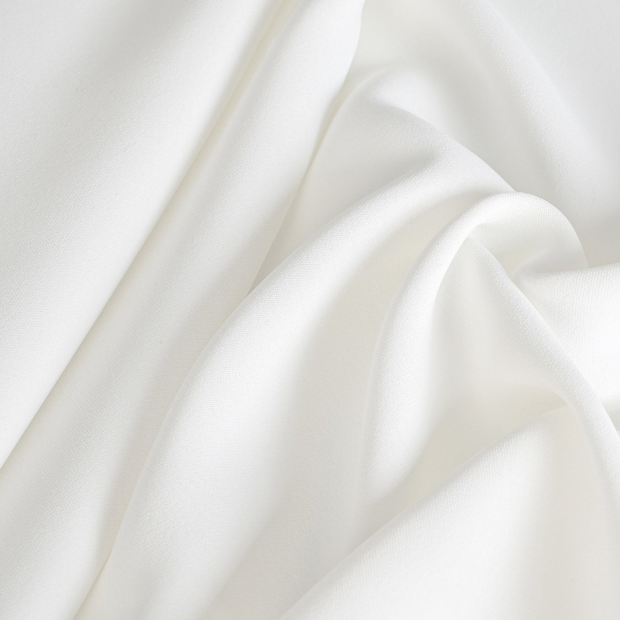 White Crepe Fabric 2973