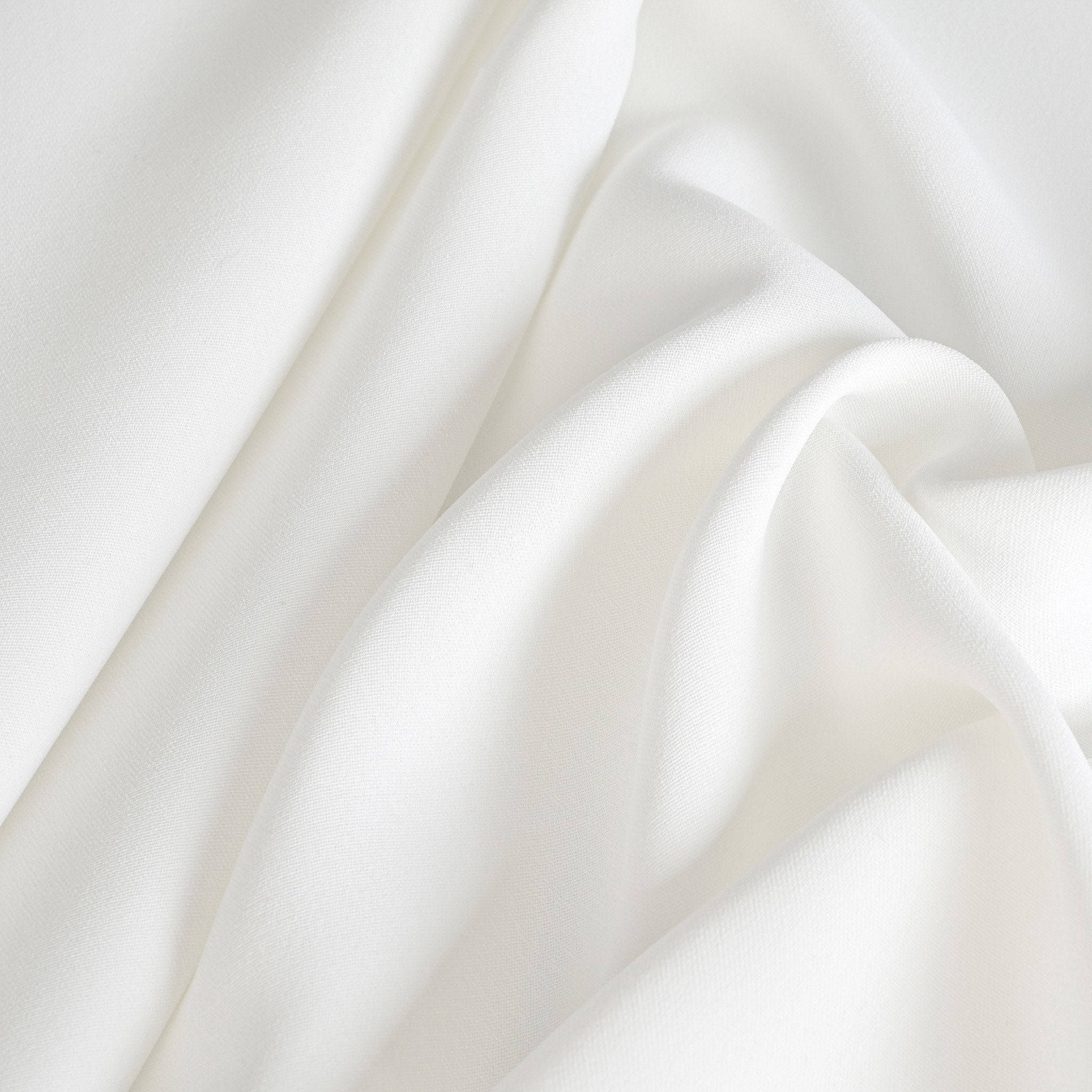 White Crepe Fabric 2973