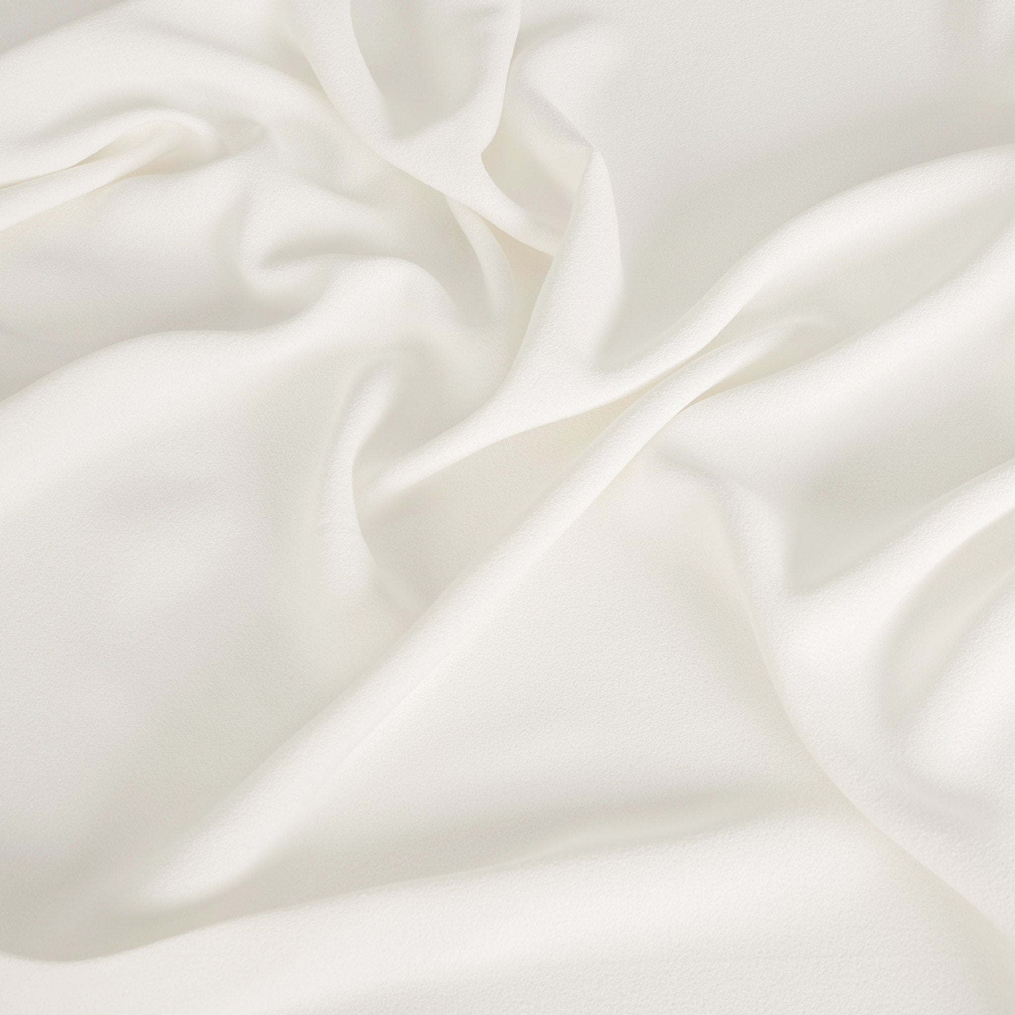 White Crepe Fabric 3667