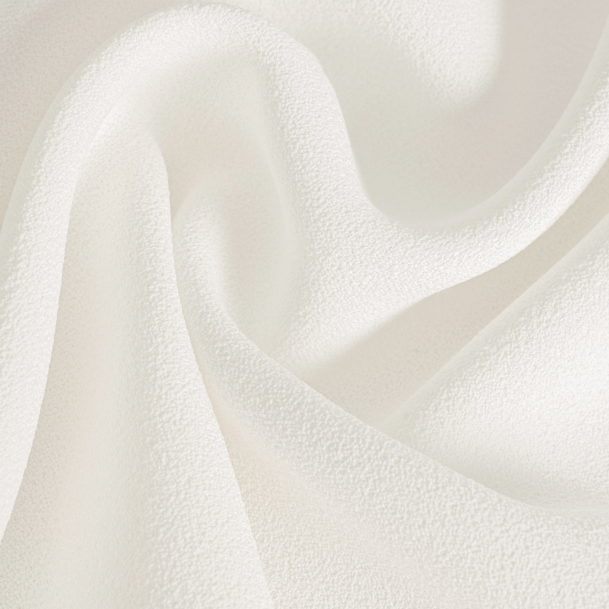 White Crepe Fabric 3667