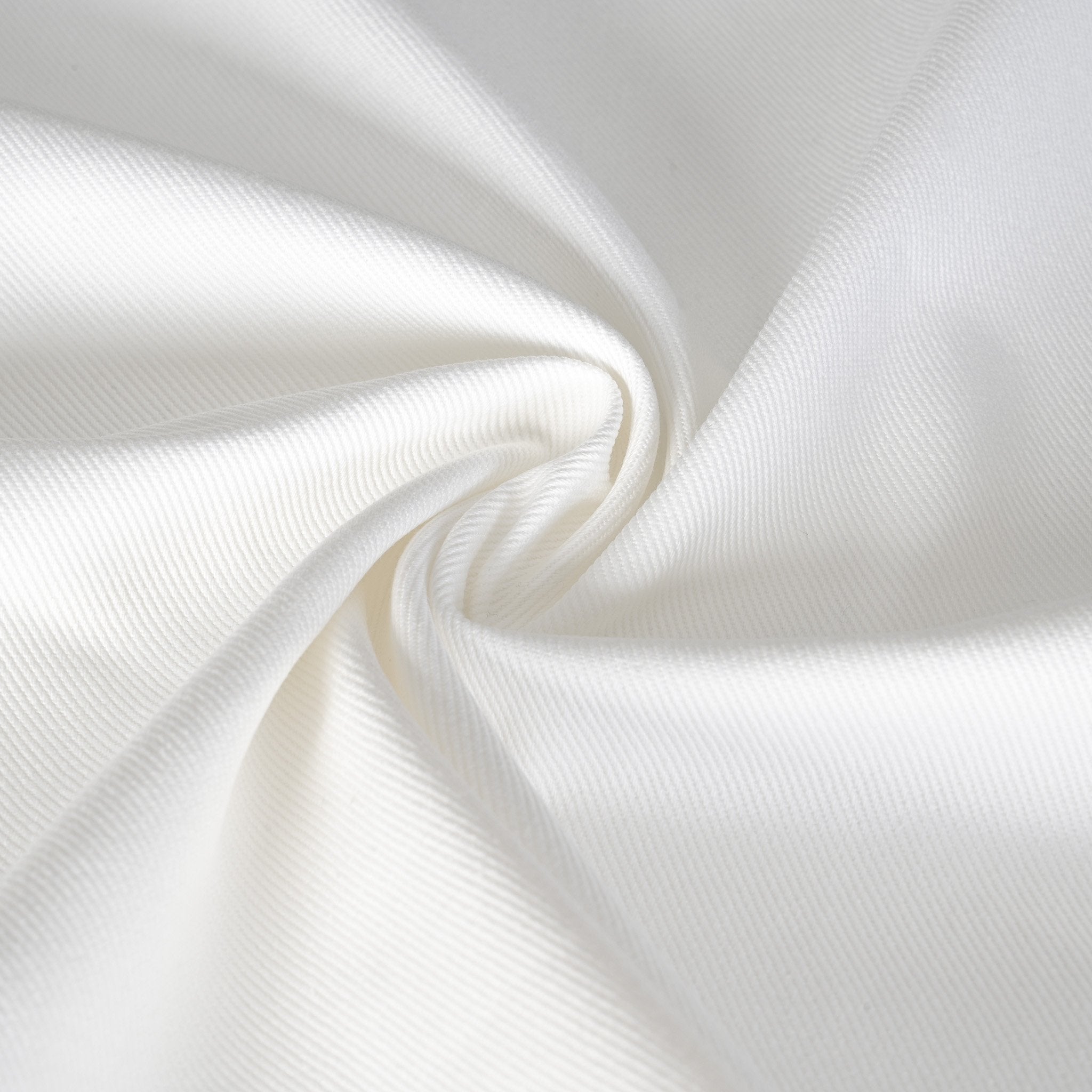 White Heavy Twill Fabric 12039