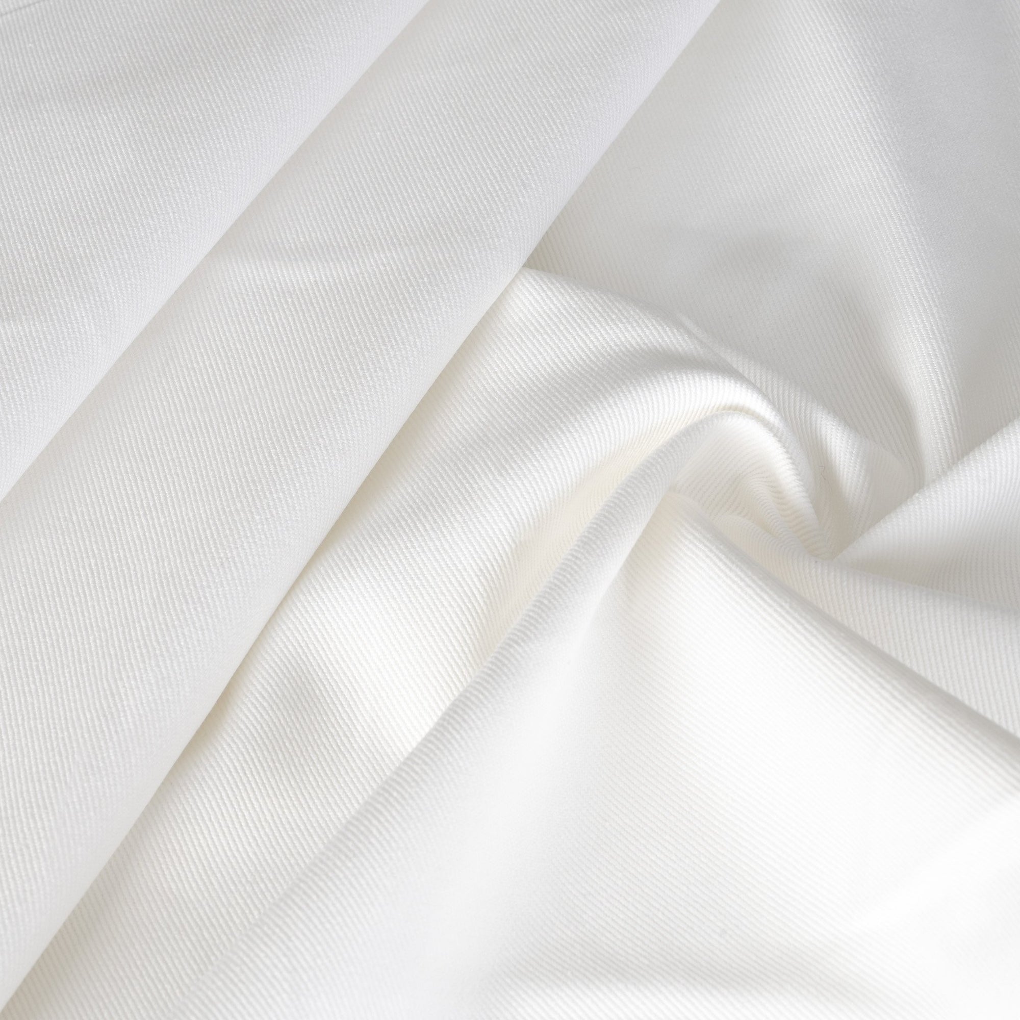 White Heavy Twill Fabric 12039