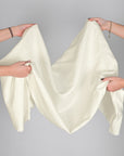 White Linen Shirting Fabric 2863