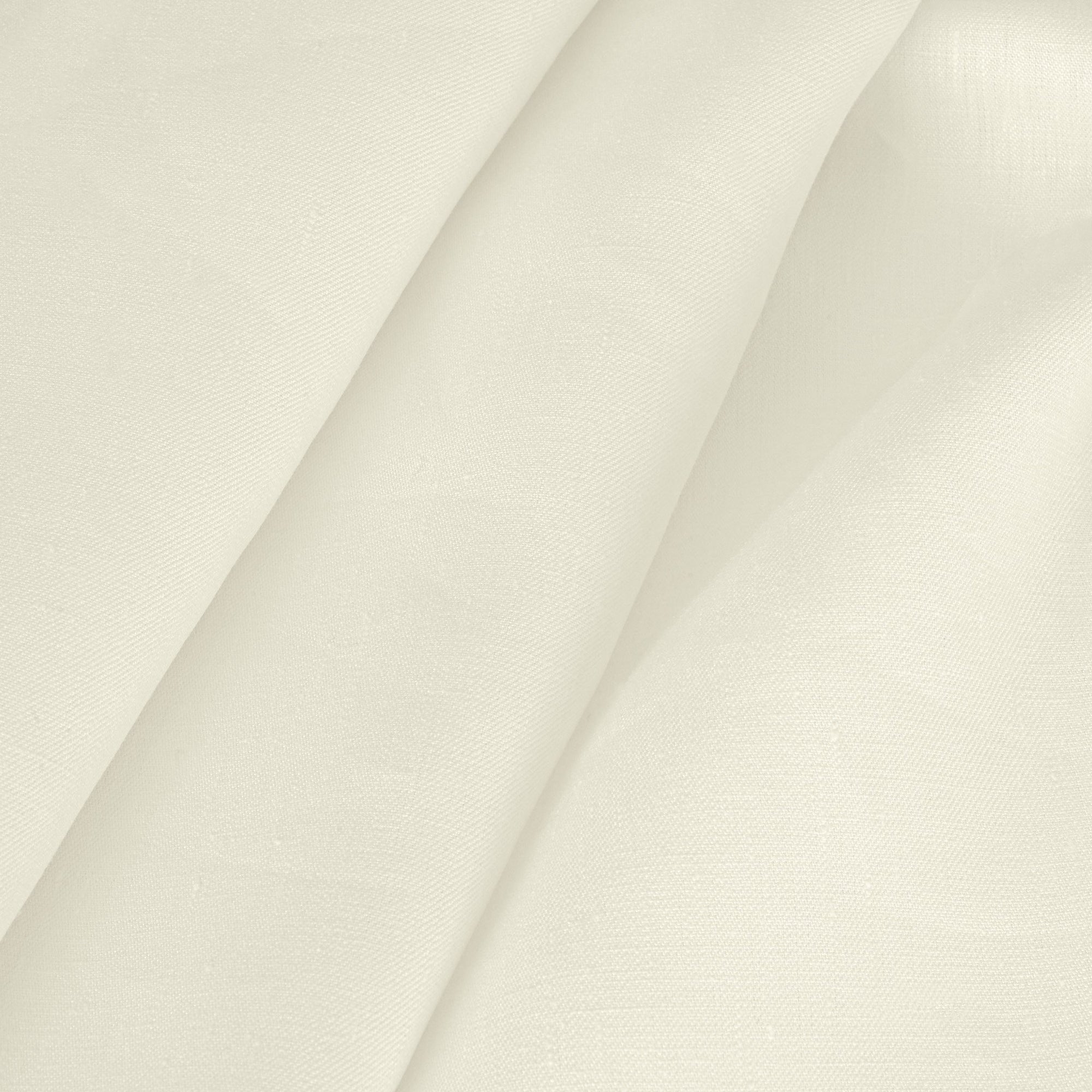 White Linen Shirting Fabric 2863