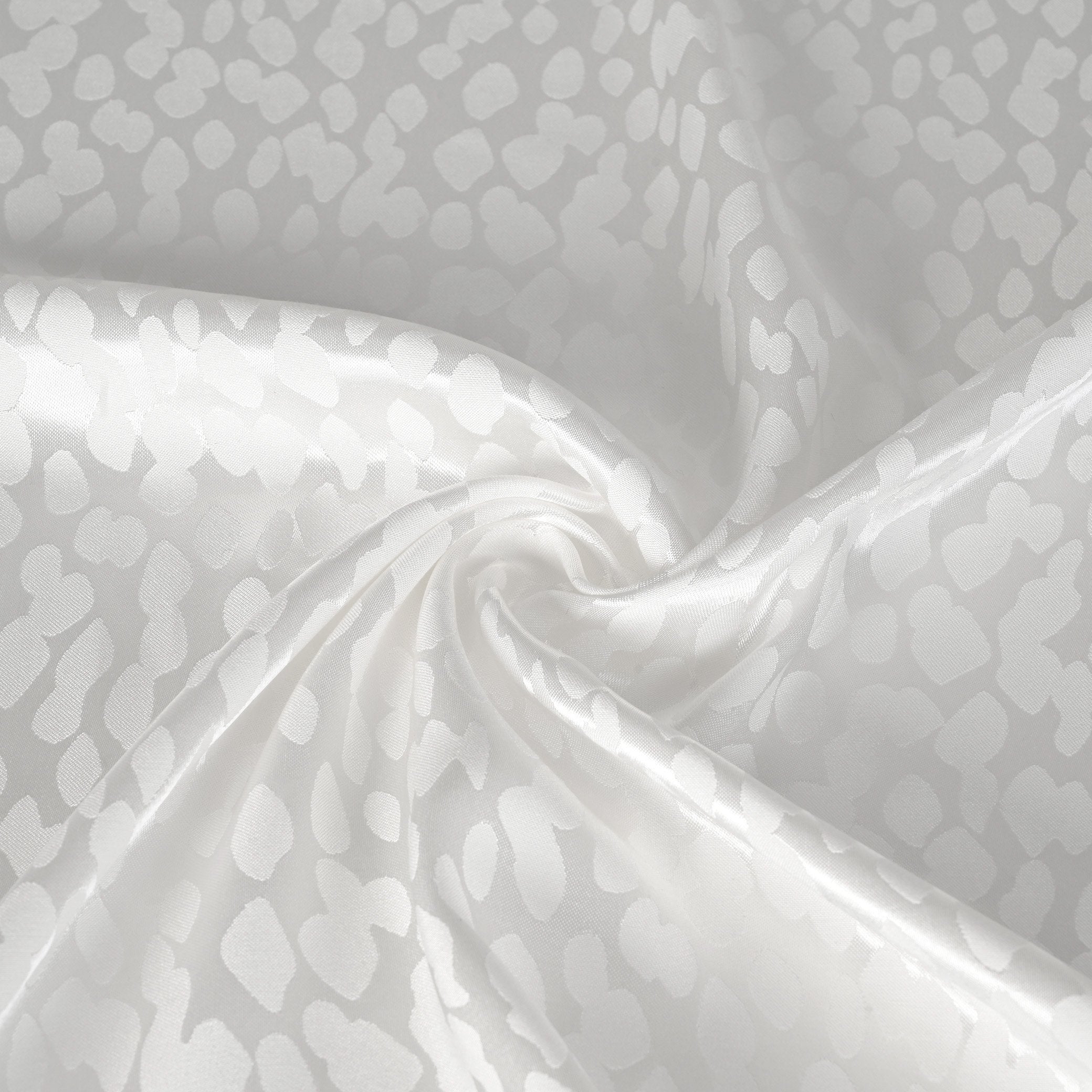 White Satin Fabric 8495