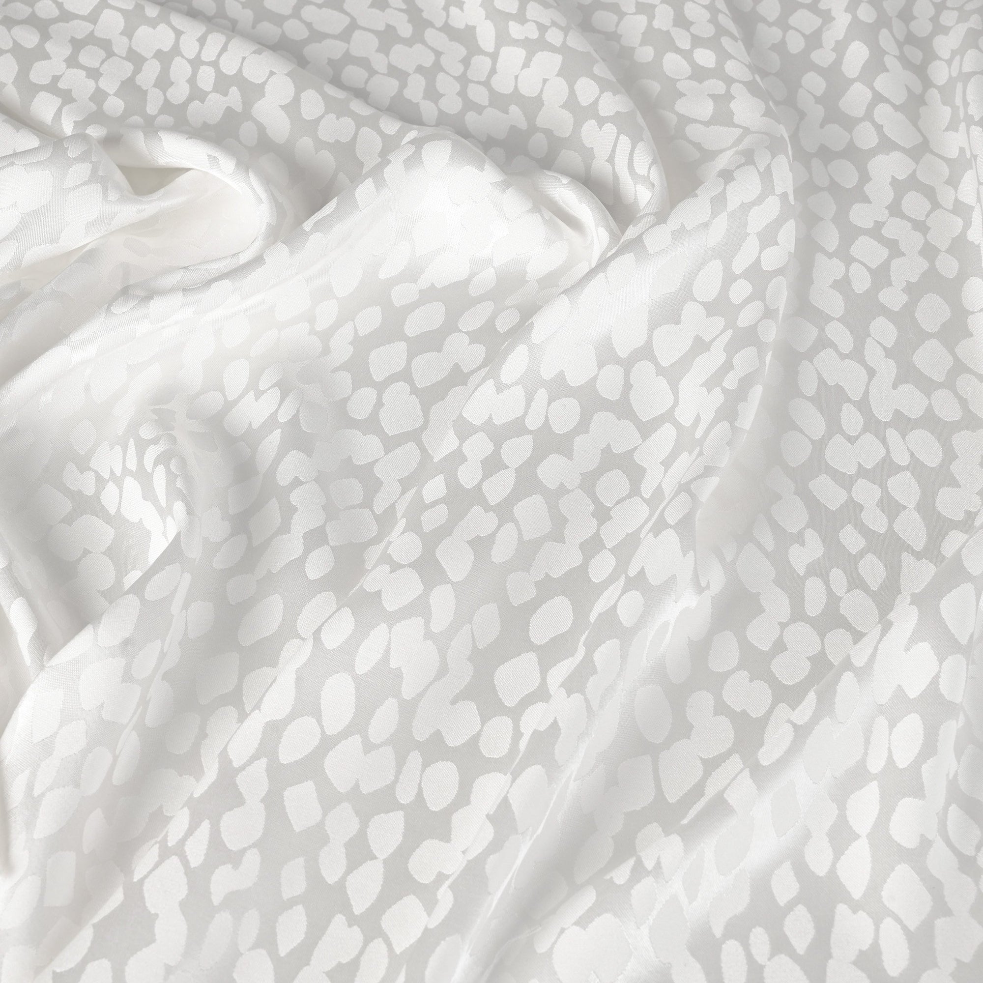 White Satin Fabric 8495