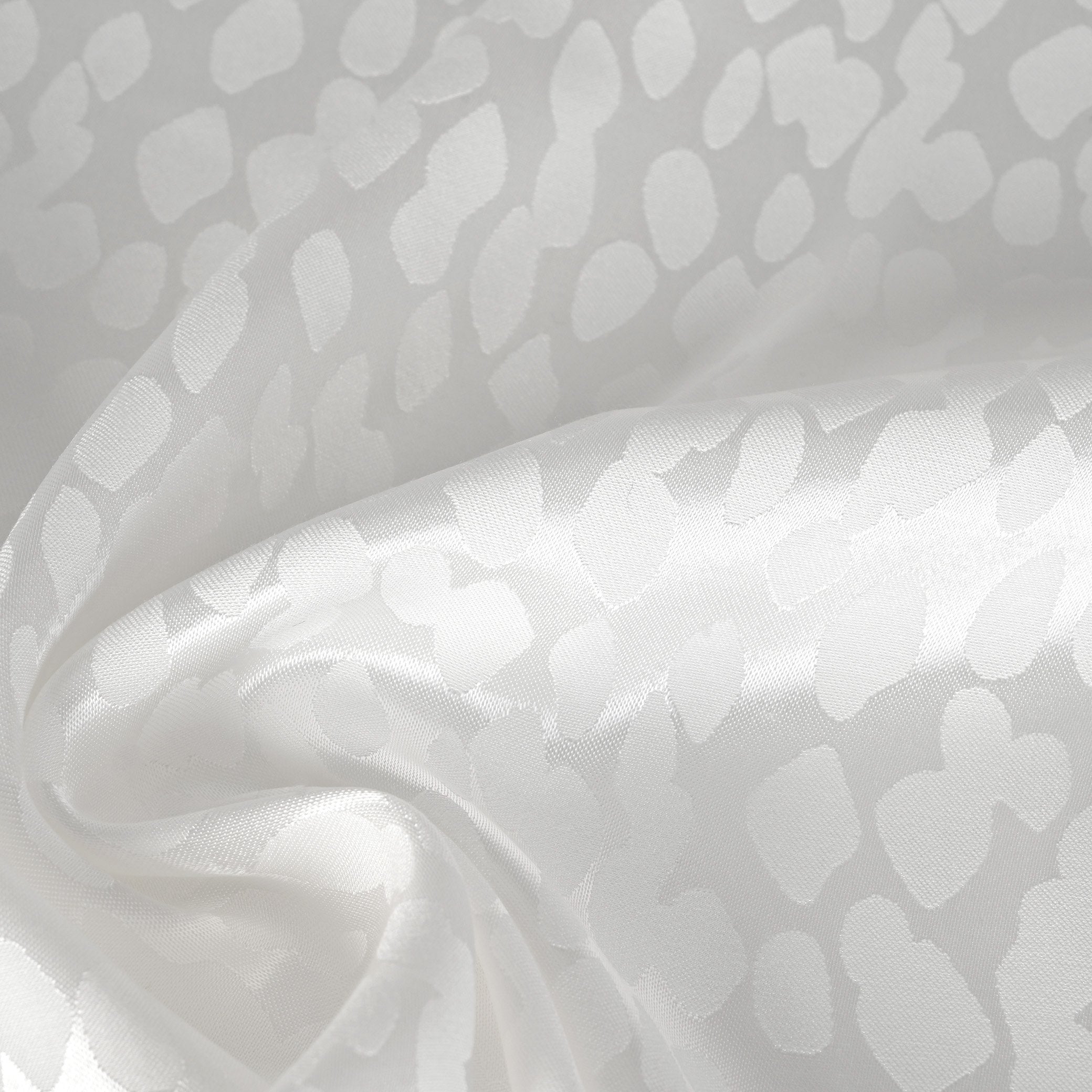 White Satin Fabric 8495