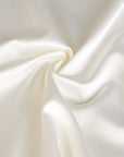 White Stretch Satin Fabric 5211