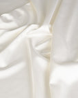 White Stretch Satin Fabric 5211