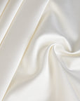 White Stretch Satin Fabric 5211