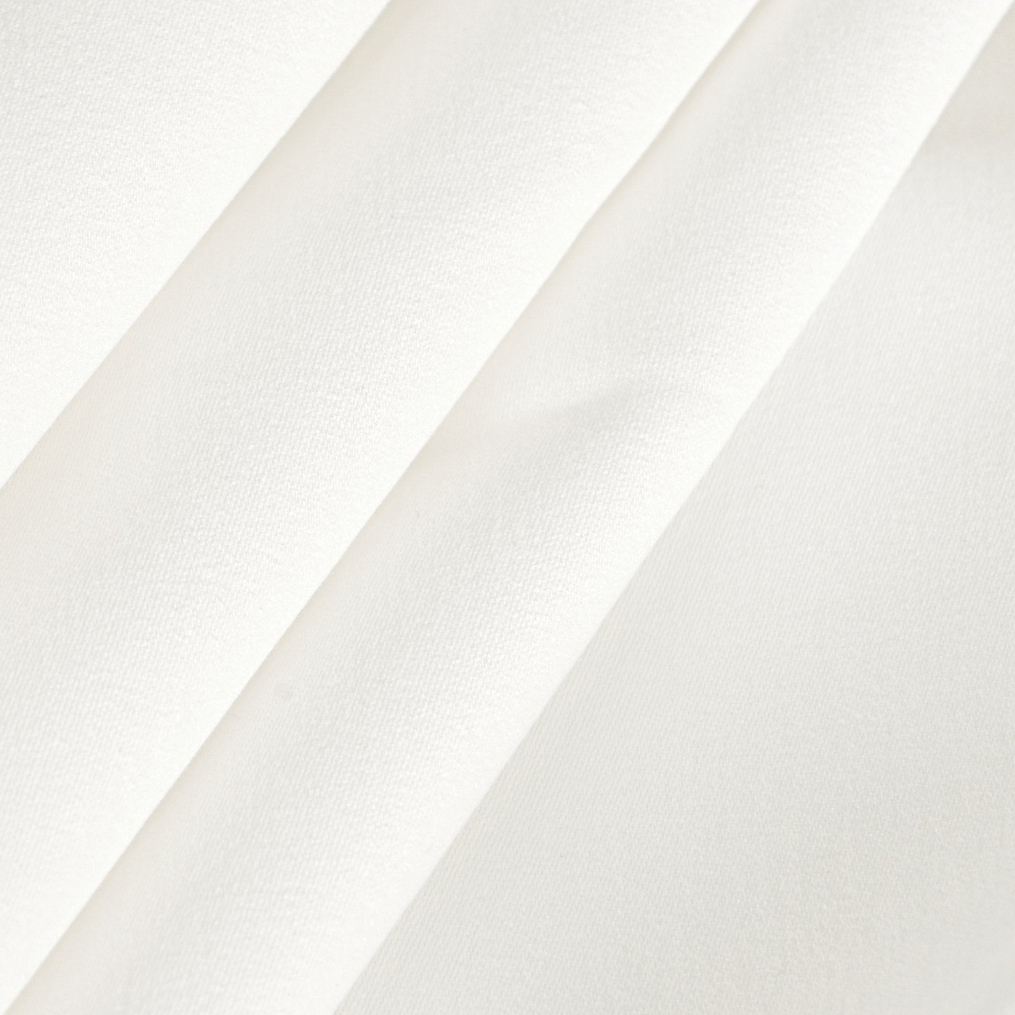 White Stretchy Cotton Twill Fabric 2722