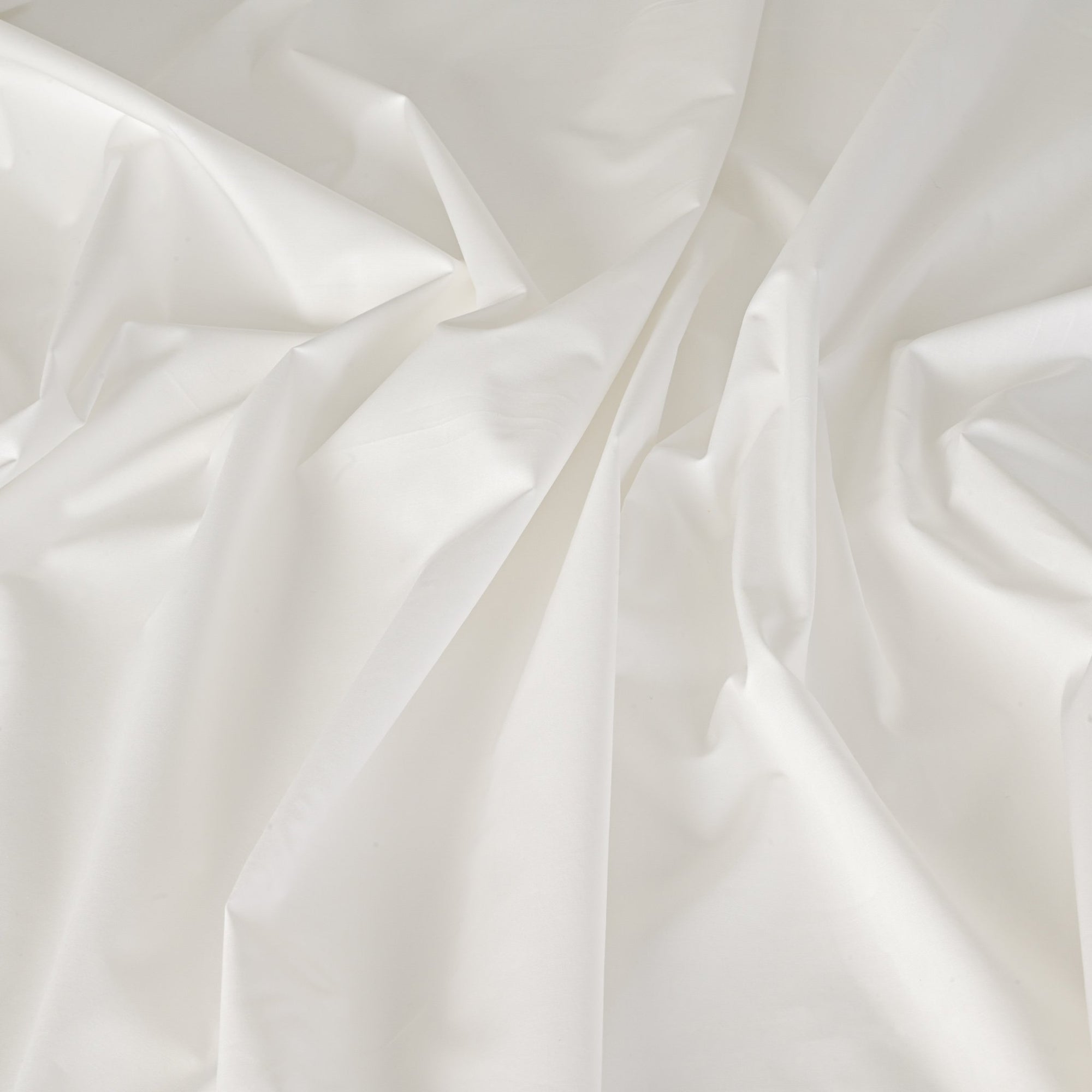 White Stretchy Poplin Fabric 8232