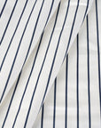 White Striped Linen Fabric 96080