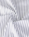 White Striped Shirting Fabric 2922
