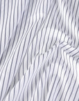 White Striped Shirting Fabric 2922
