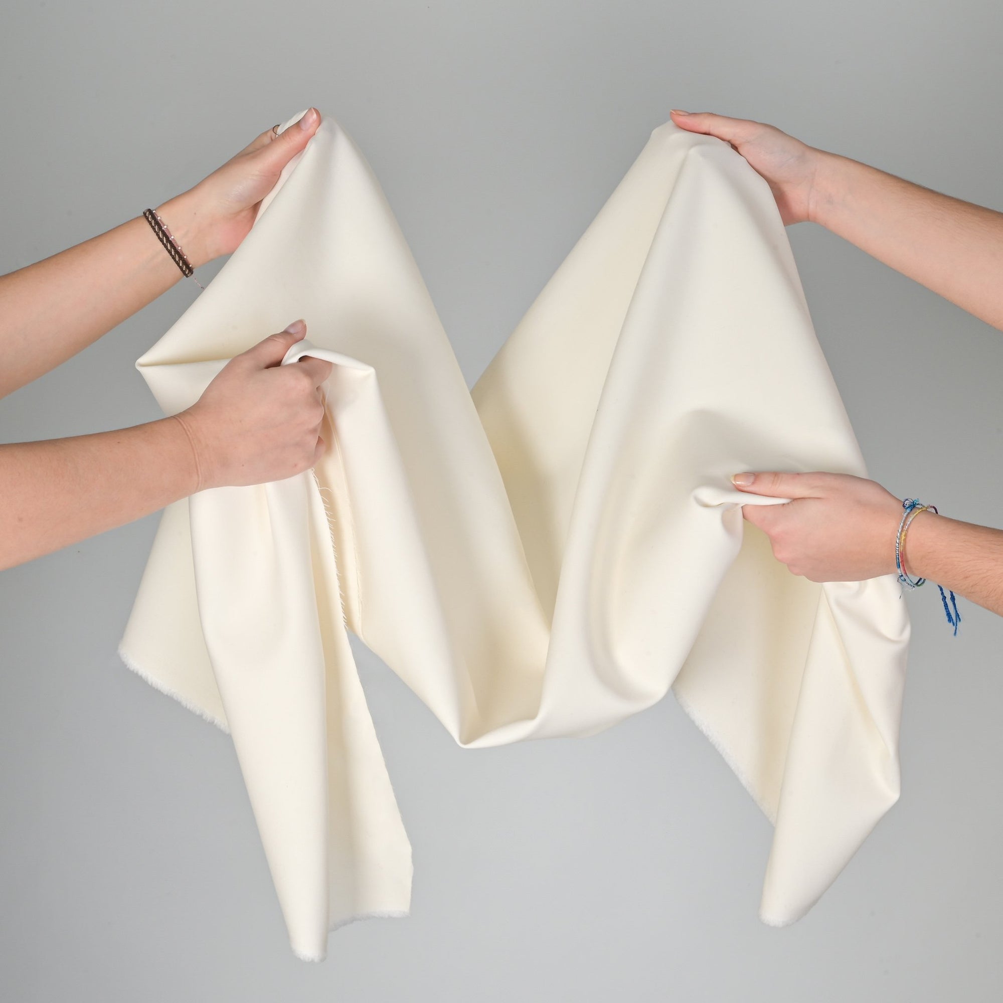White Suiting Fabric 75192
