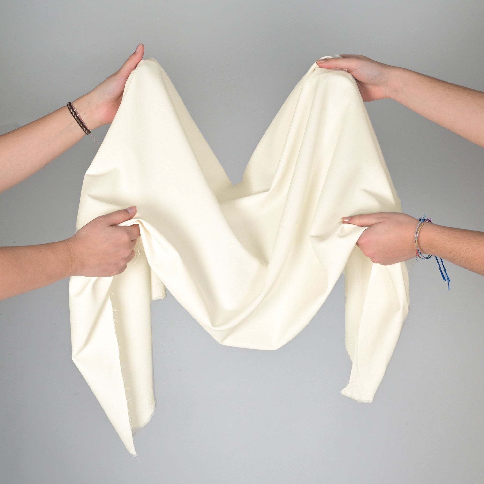 White Suiting Fabric 75785