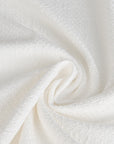 White Tweed Fabric 8915