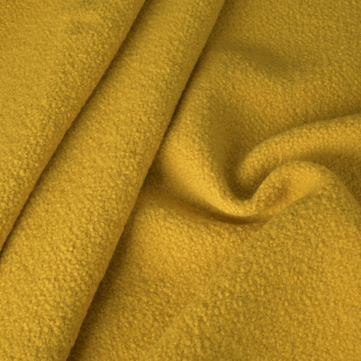 Yellow Bouclé Coating Fabric 2619