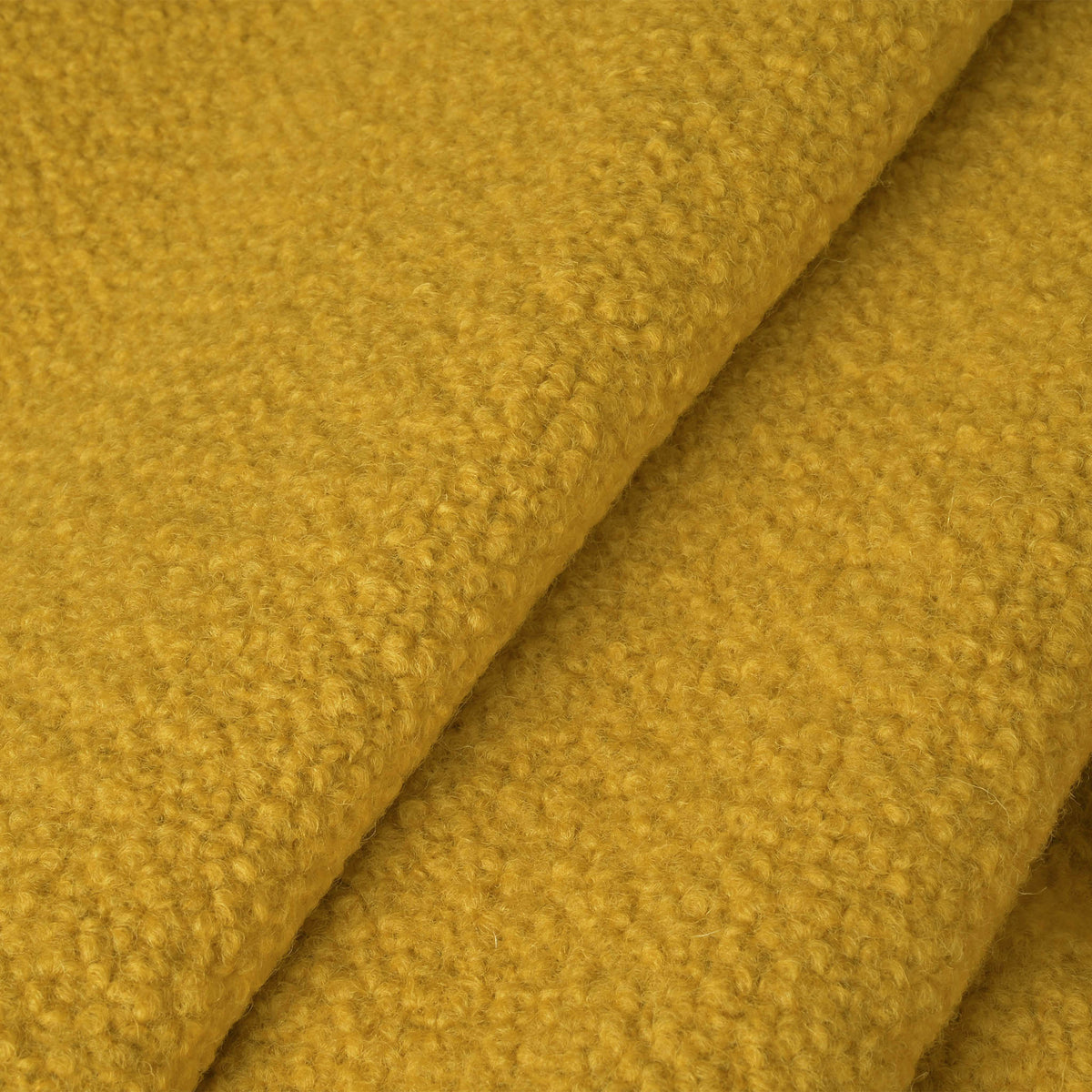 Yellow Bouclé Coating Fabric 2619