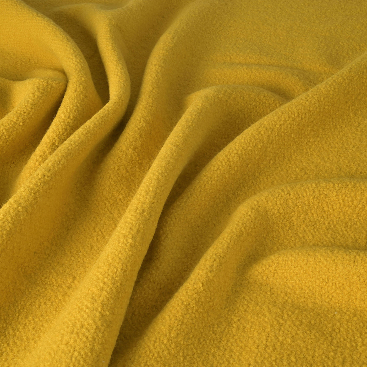 Yellow Bouclé Coating Fabric 2619